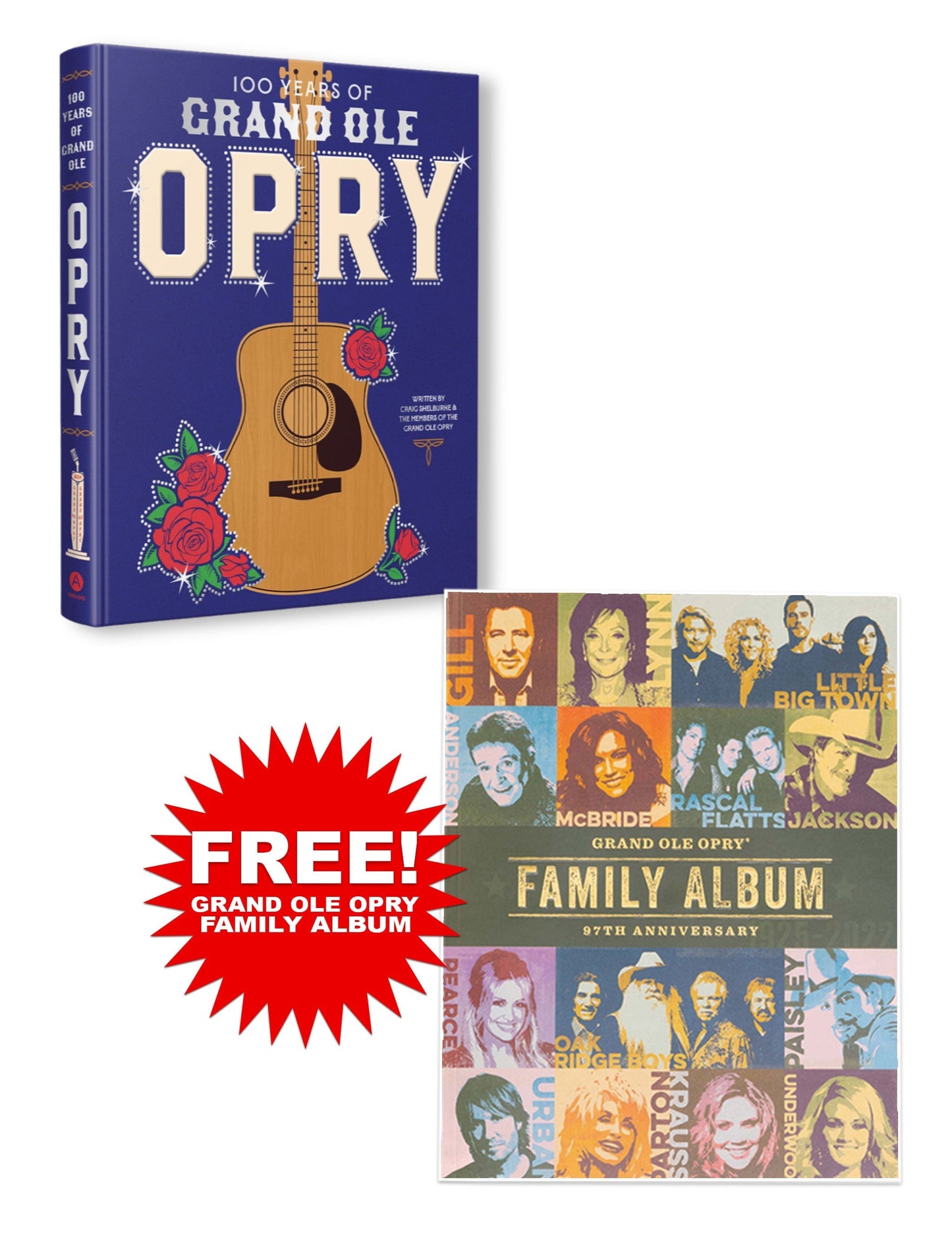 100 Years of Grand Ole Opry Book w/FREE Opry Family Album (Paperback)
