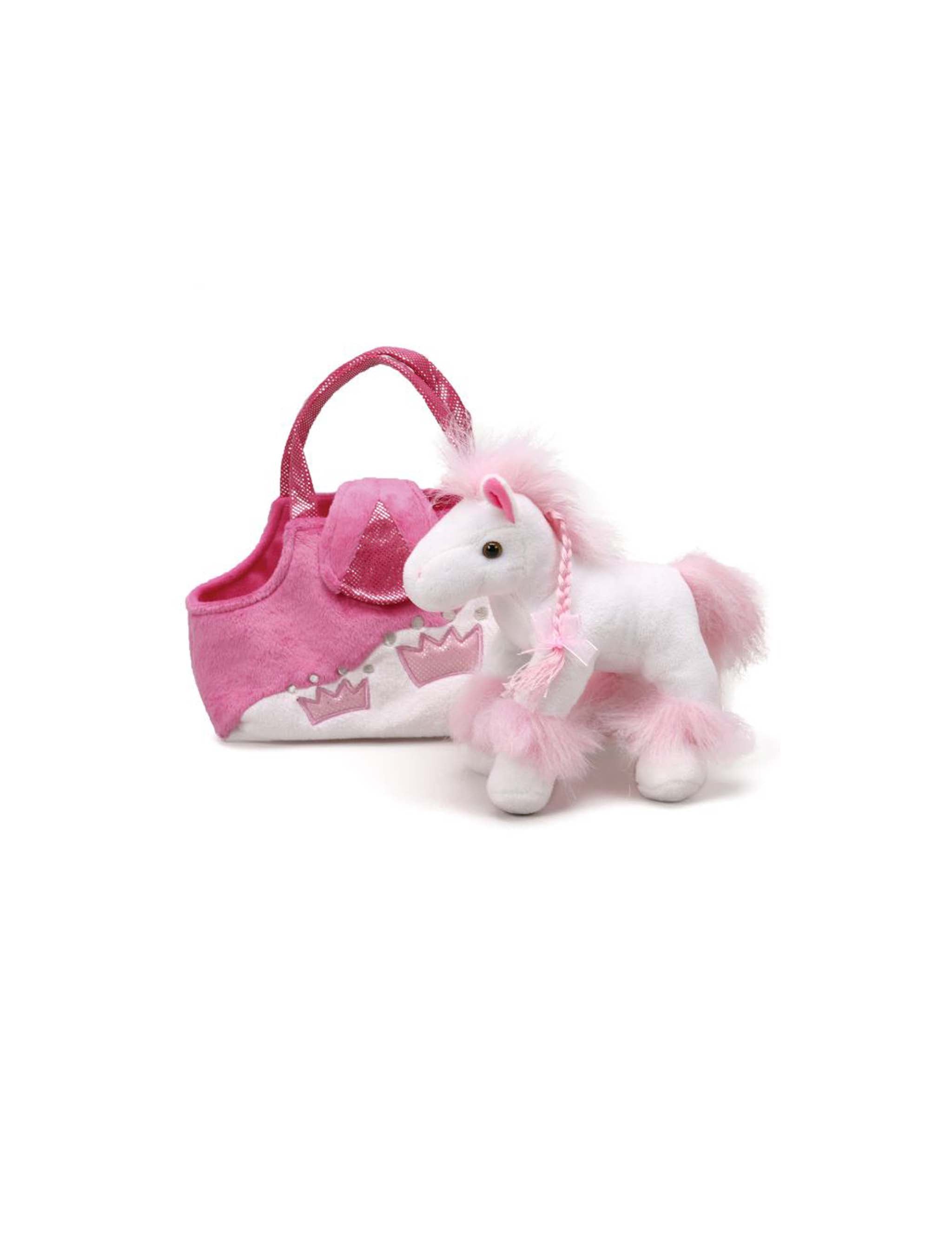 Horse Plush with Princess Pink Purse