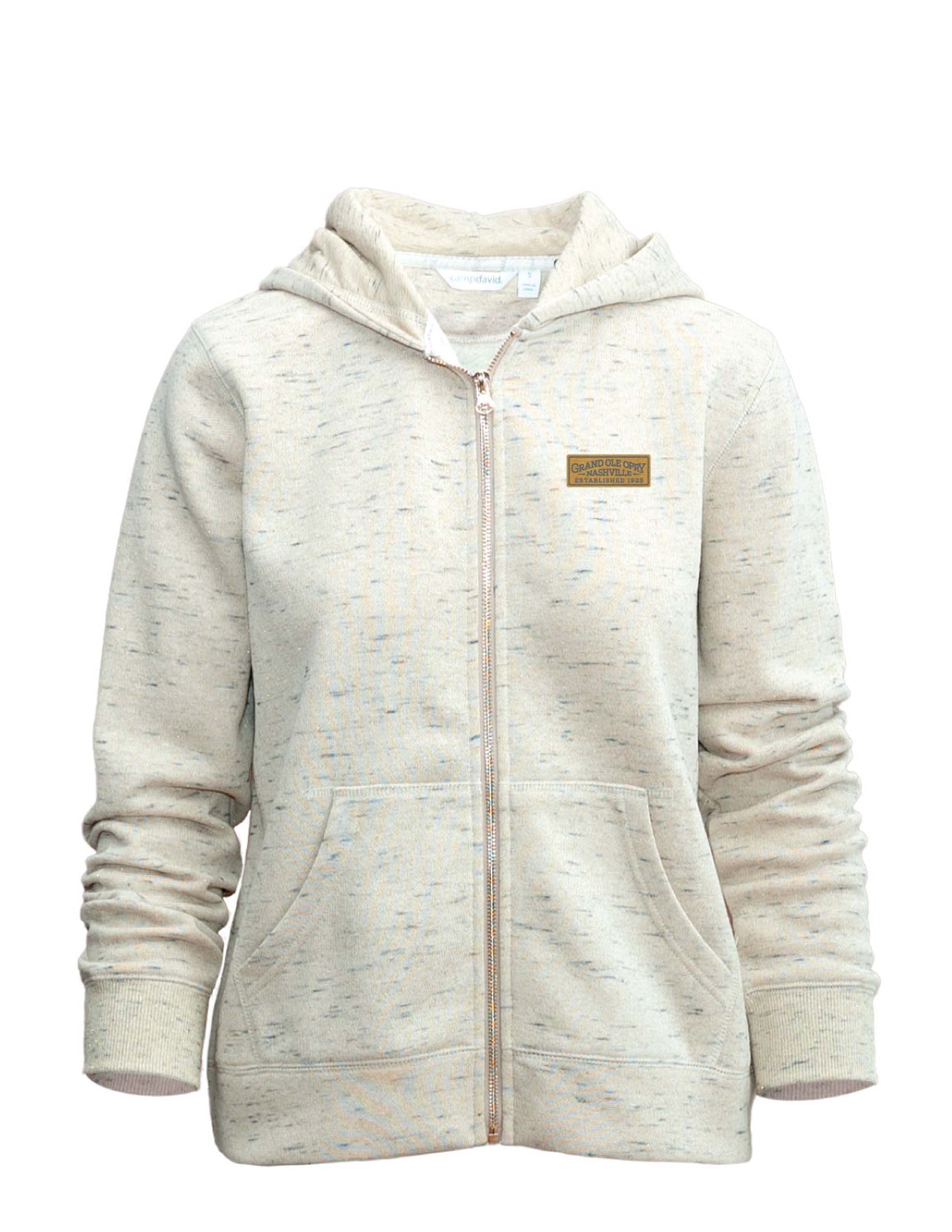 Opry Shimmer Zip Up Hooded Jacket