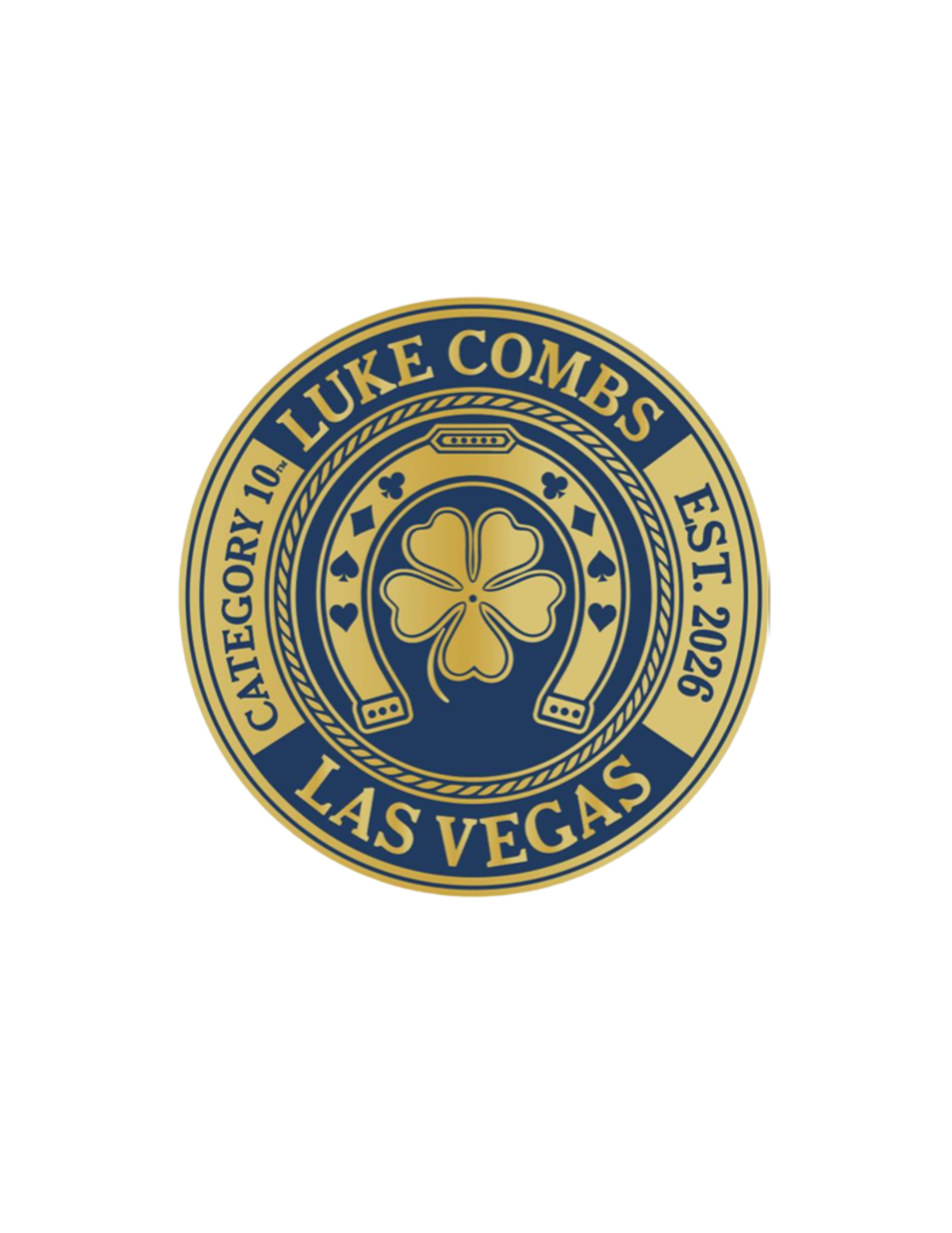 Category 10 Las Vegas Lucky Charm Decal - STICKERS/DECALS