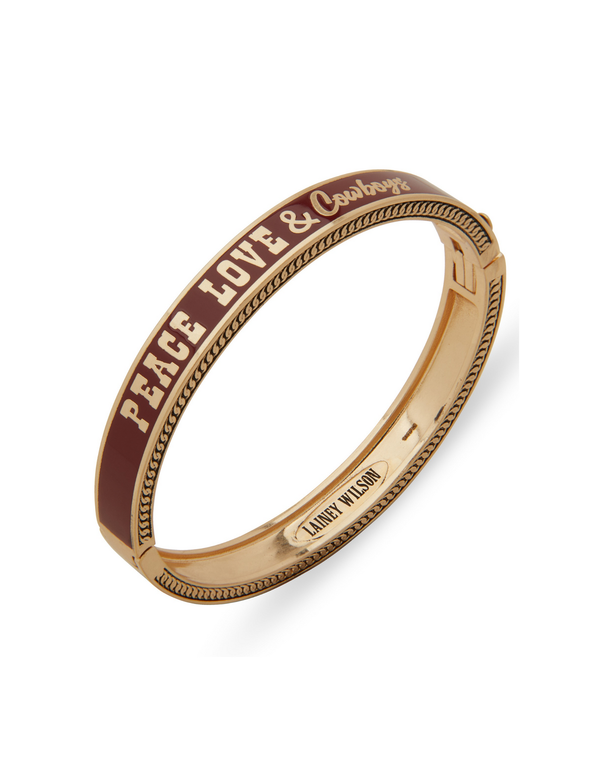 Lainey Wilson Peace Love & Cowboys Bangle - BRACELETS