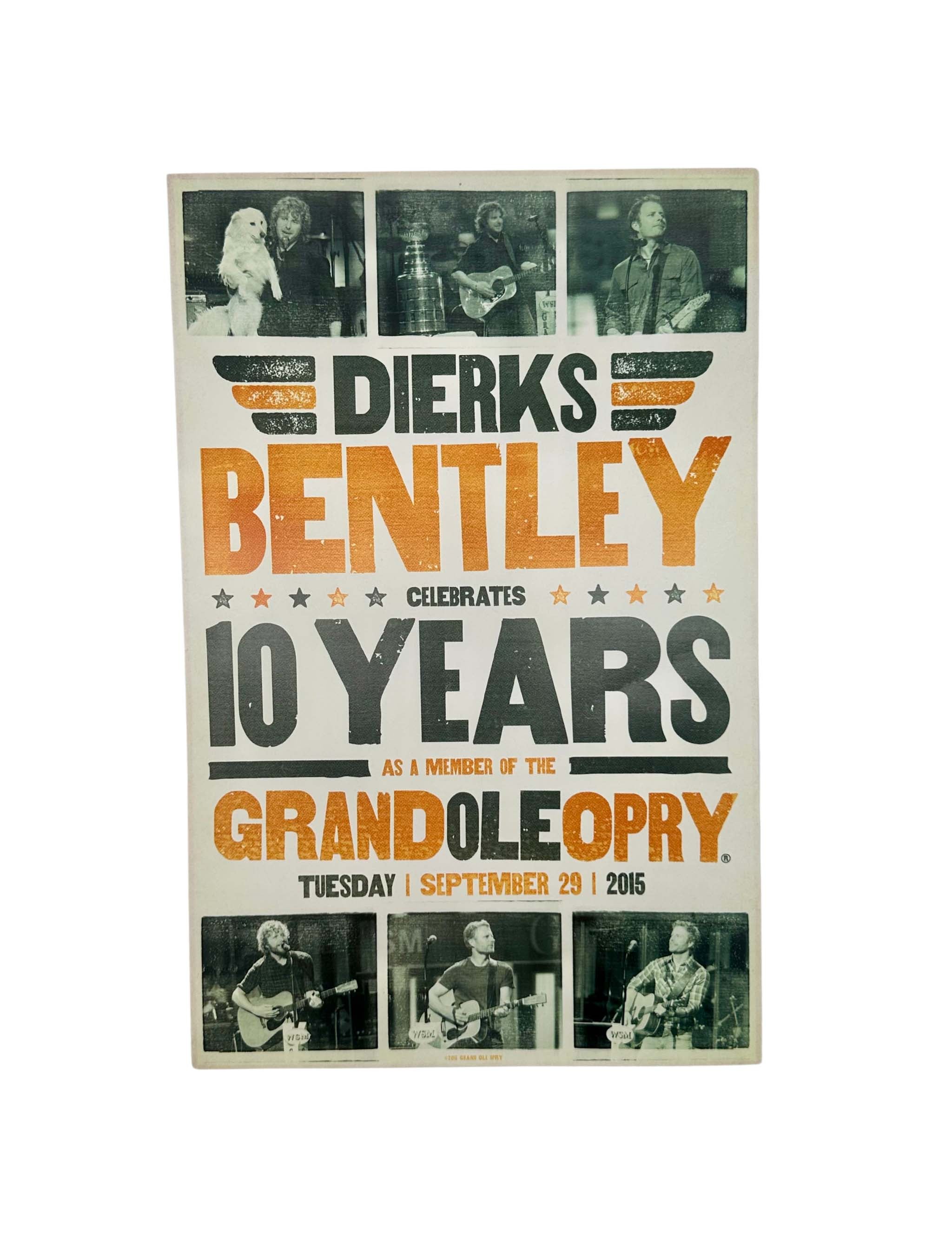 Dierks Bentley 10th Anniversary Hatch Show Print