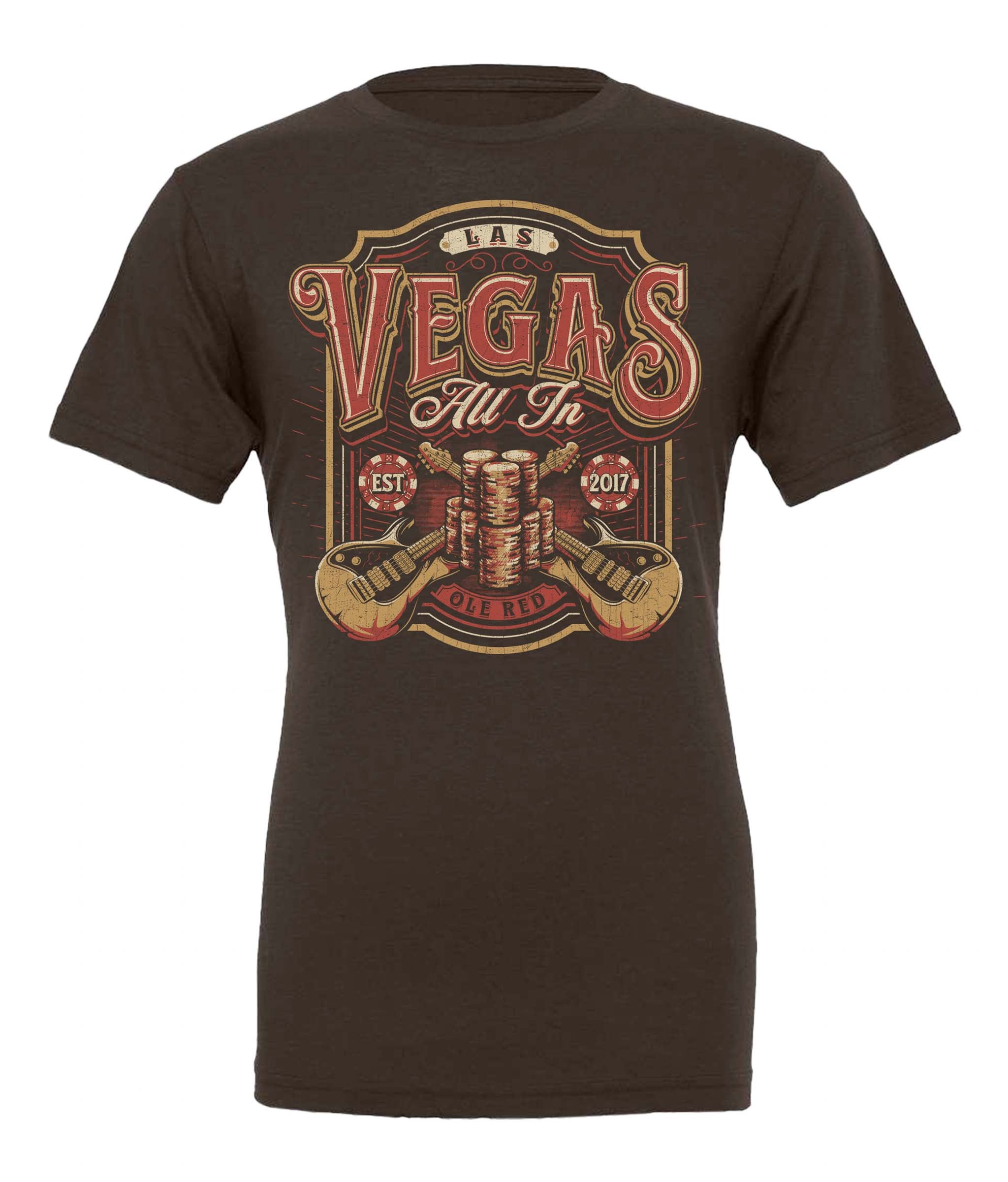 Ole Red Vegas All In Poker T-Shirt
