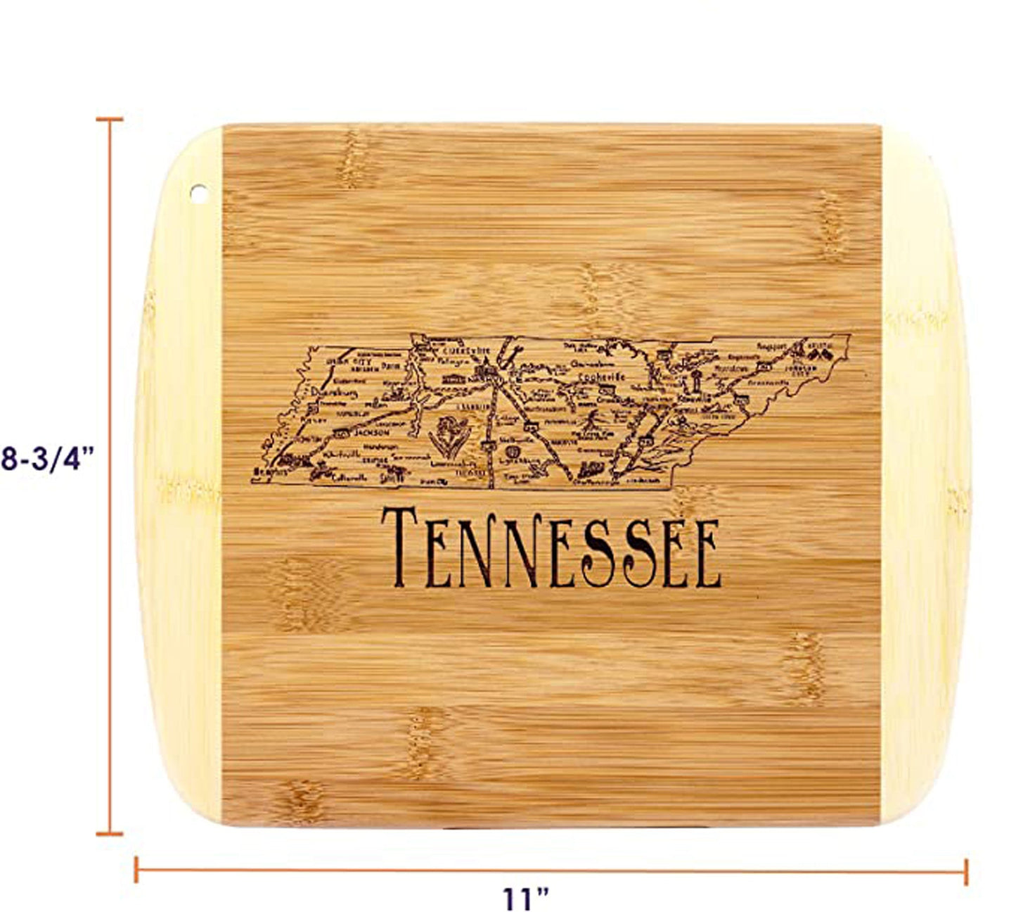 A Slice of Life Tennessee Serving and Cutting Board - KITCHEN