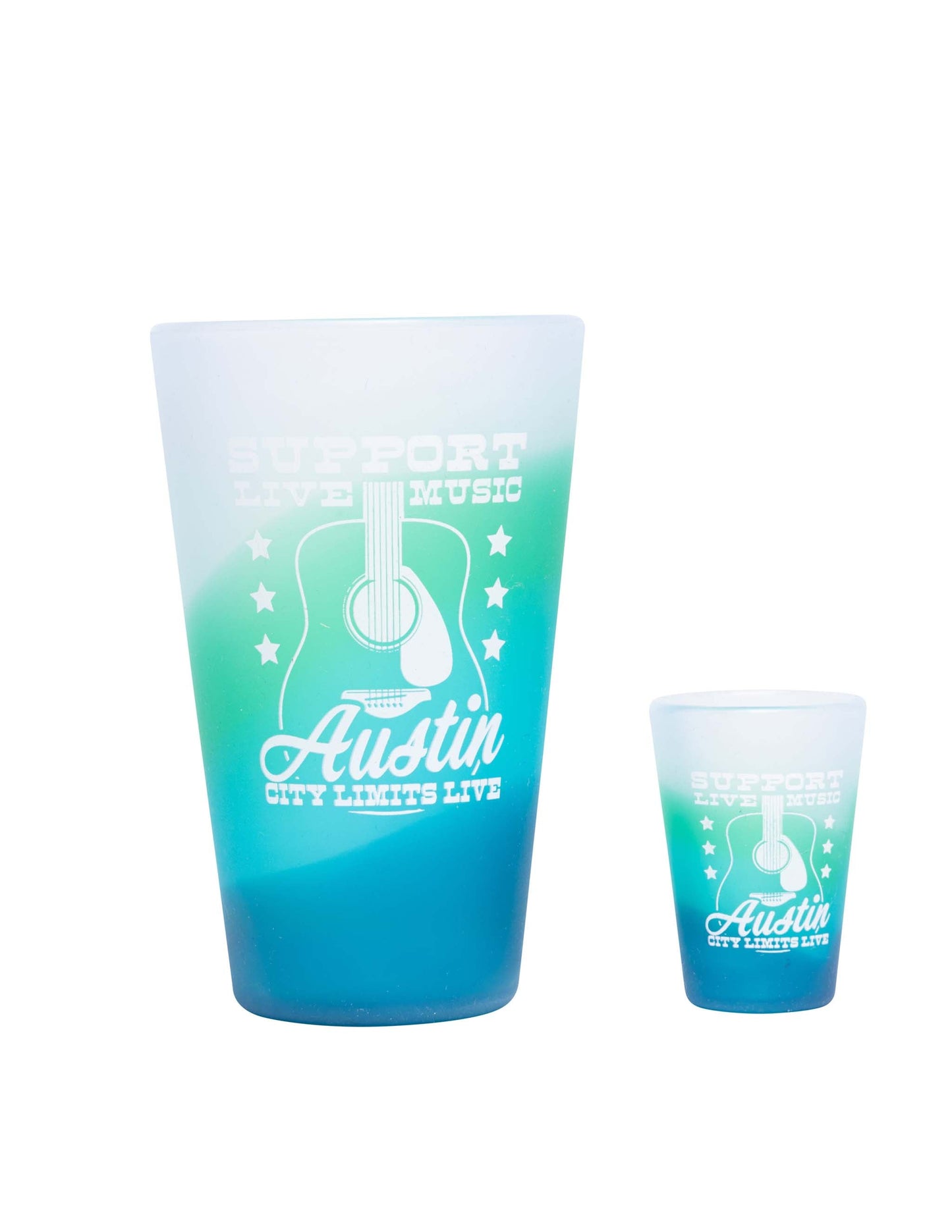 ACL Live Support Live Music Tie Dye Shot Glass - DRINKWARE
