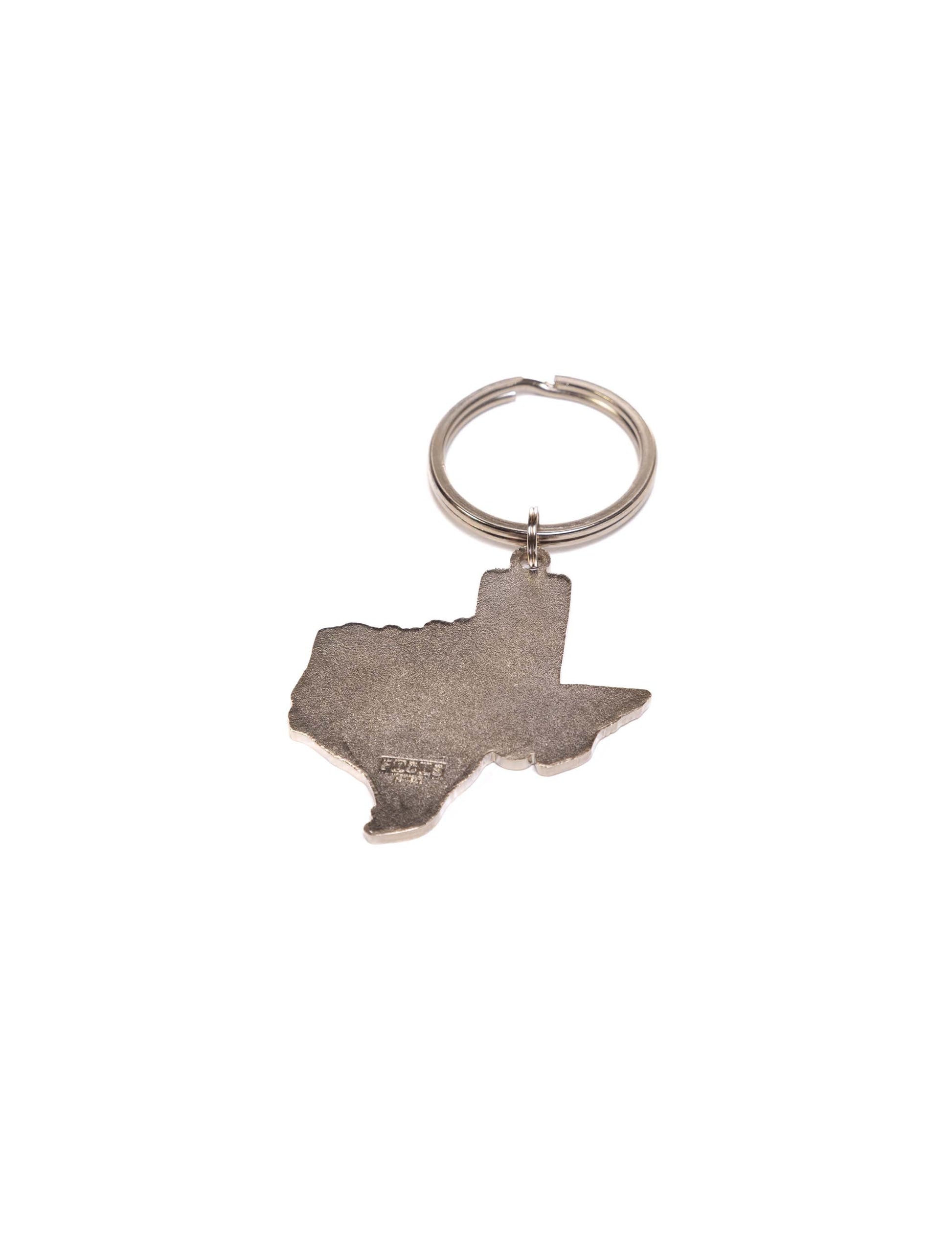 Austin Texas State Outline Keychain - SOUVENIRS