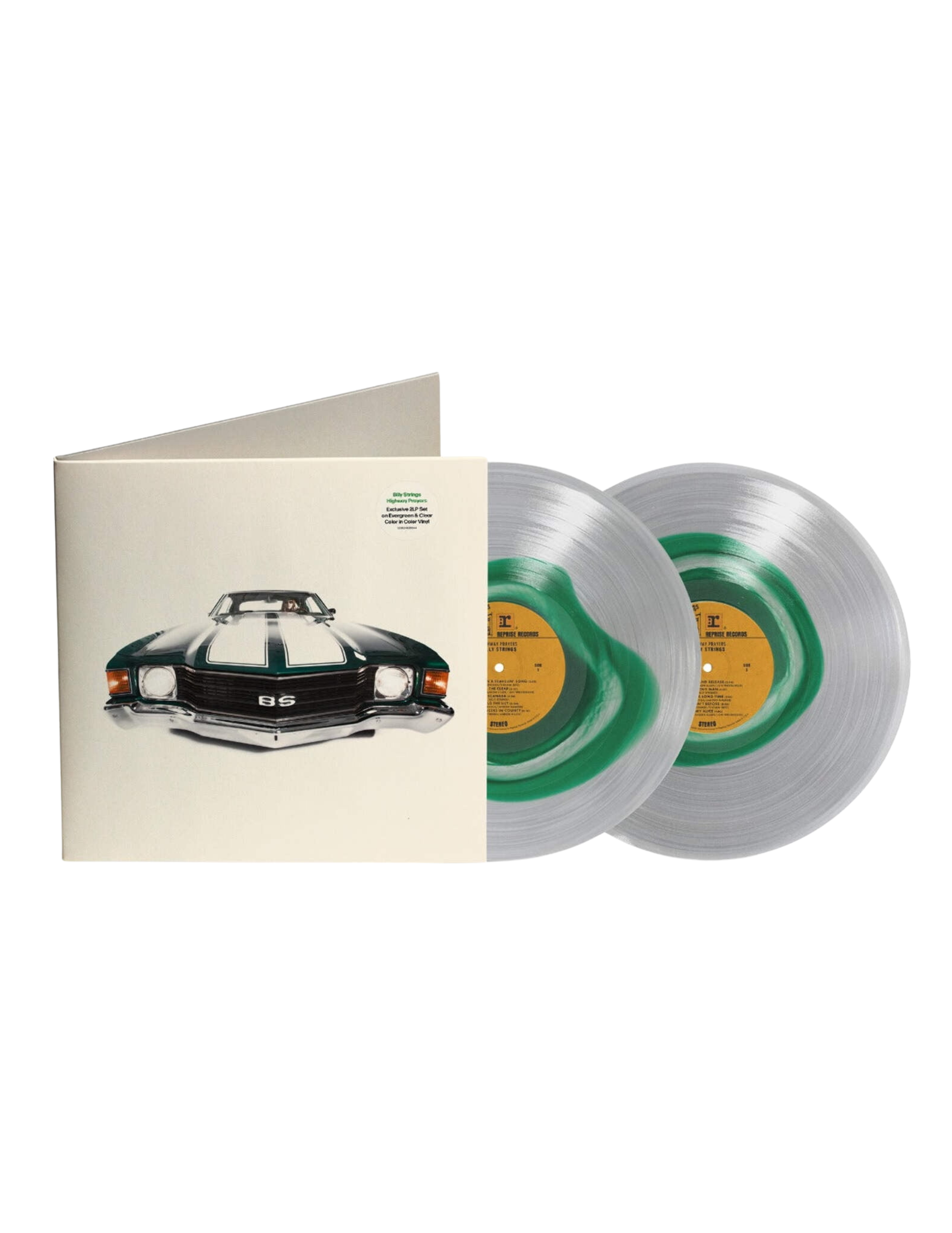 Billy Strings: Highway Prayers Green LP - OpryShop
