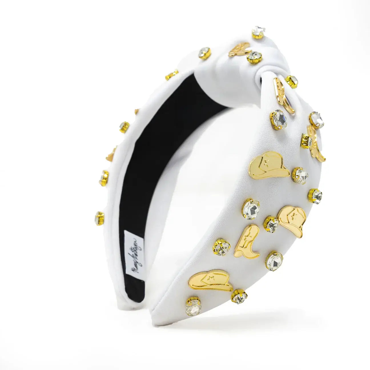 Boots & Cowboy Hats Headband - WHITE - HEAD ACCESSORIES