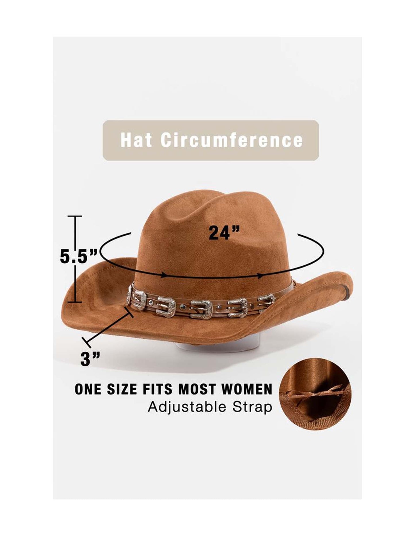 Buckle Cowboy Hat - HATS