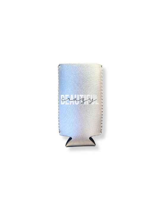 Category 10 Beautiful Crazy Metallic Slim Can Cooler - DRINKWARE