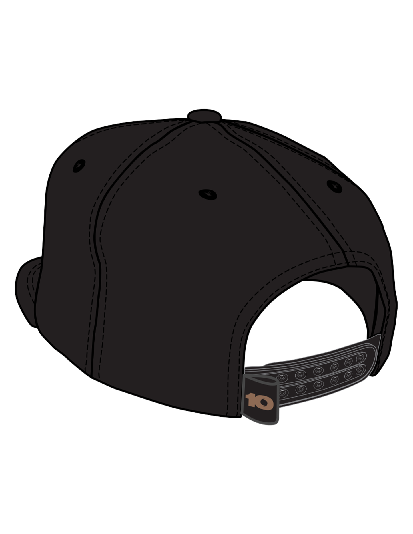 Category 10 Embroidered Satin Hat - HATS