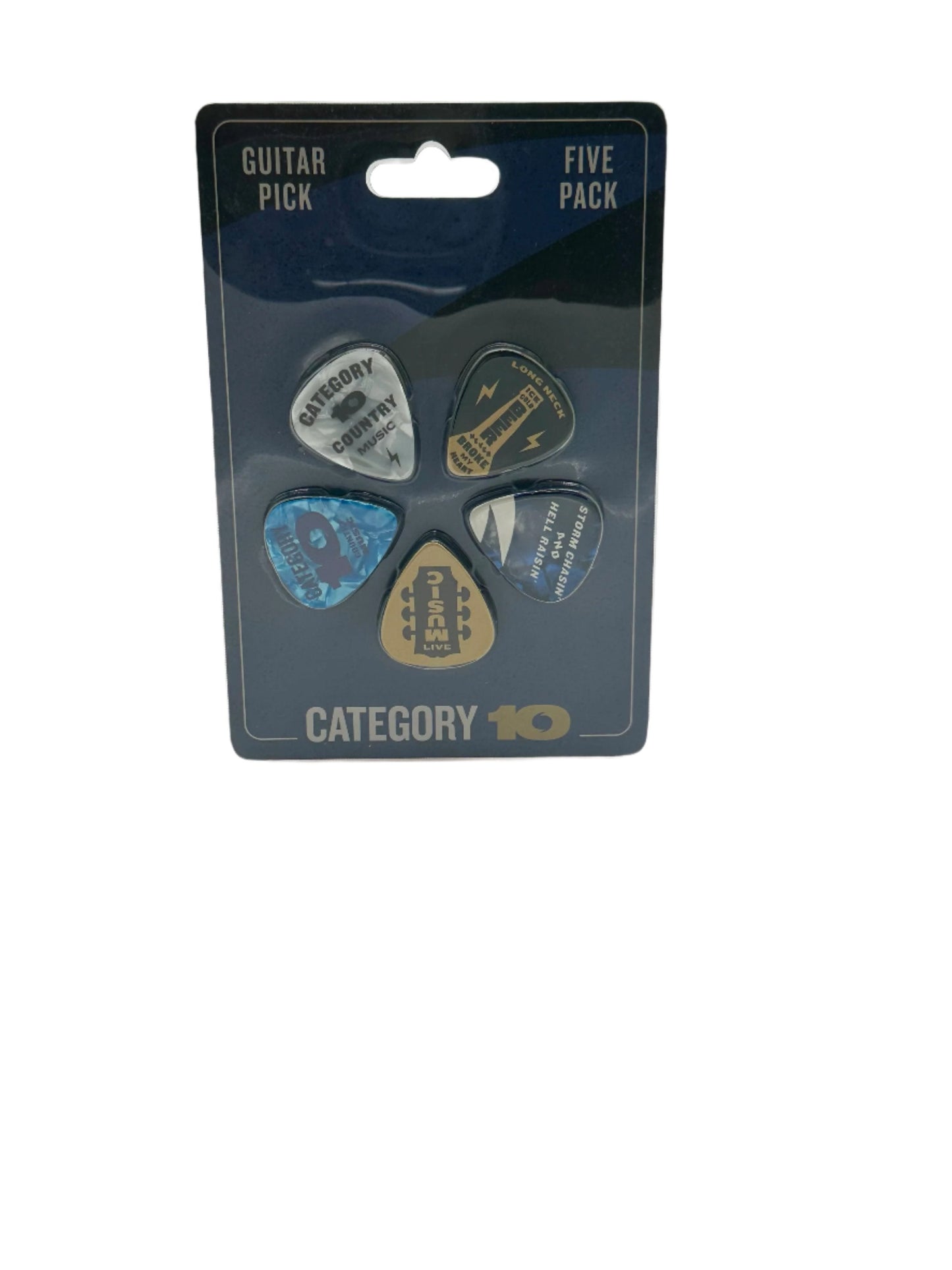 Category 10 Guitar 5pc Pick Pack - SOUVENIRS