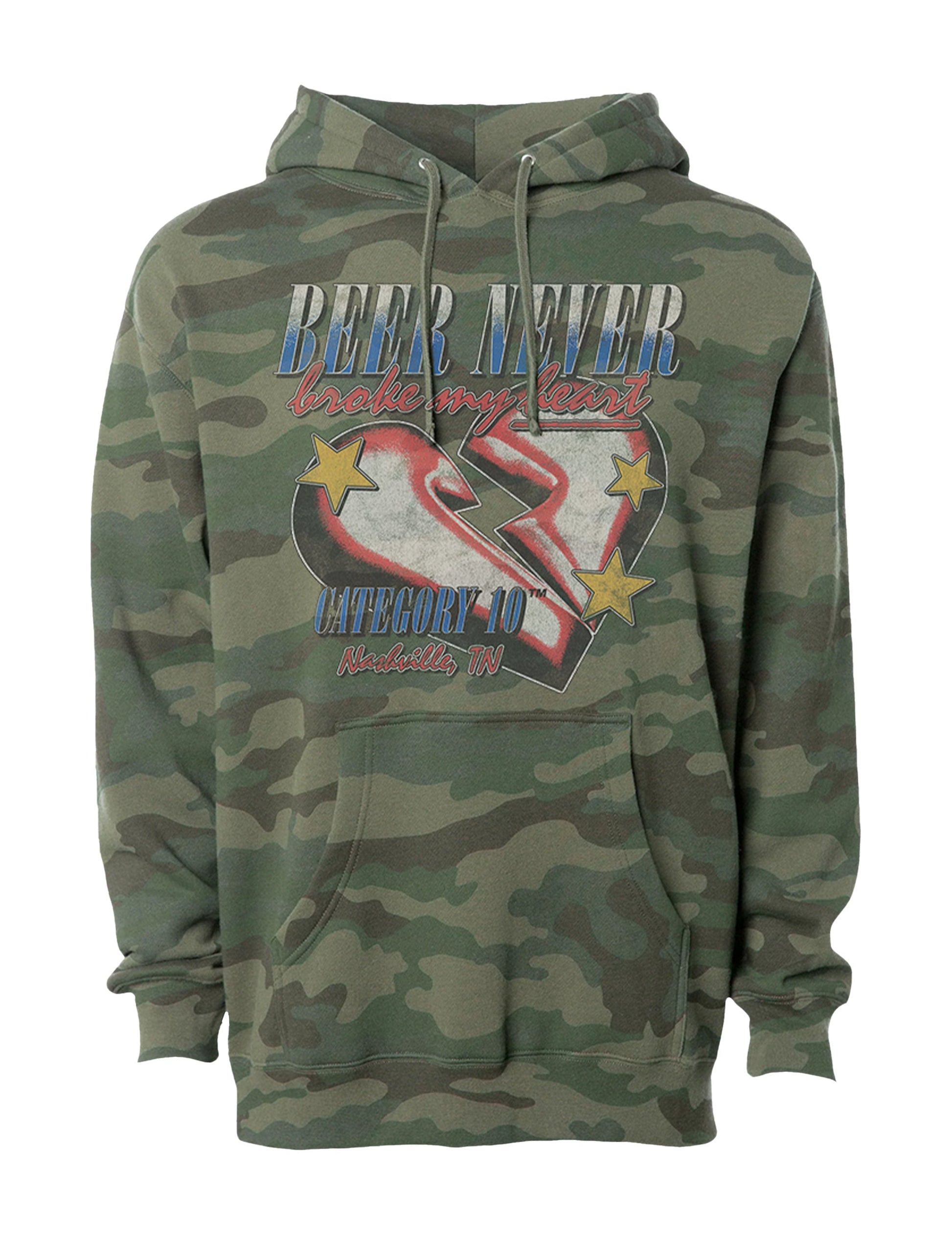 Category 10 Heartbreaker Camo Hoodie - FLEECE