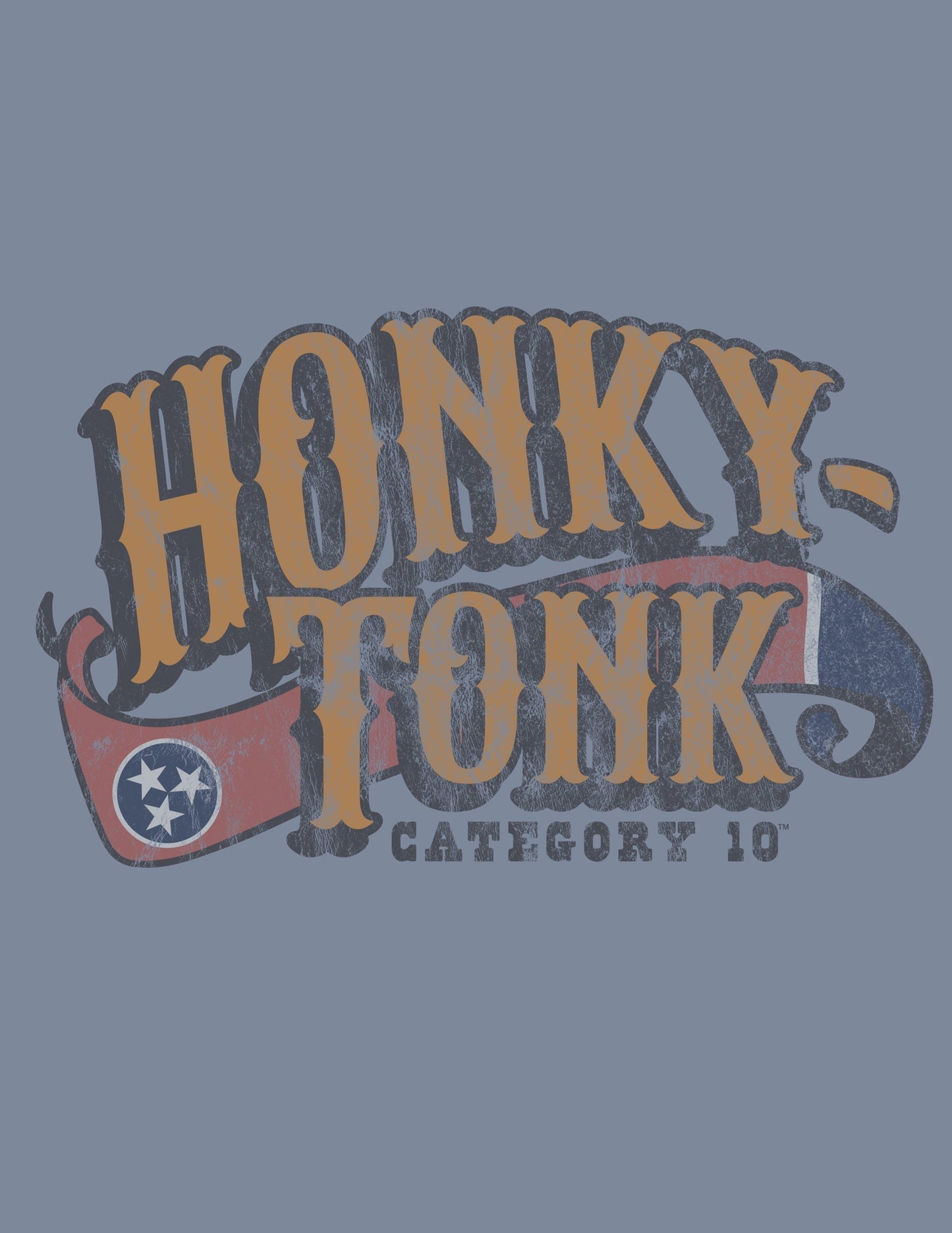 Category 10 Honky Tonk Flag Women’s Muscle Tank - TANKS