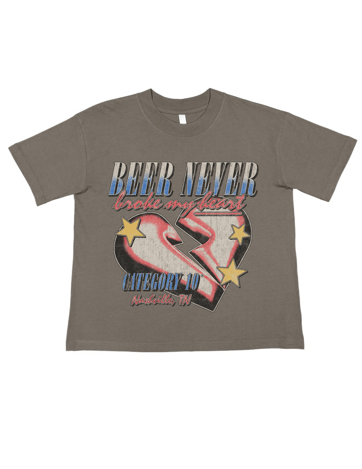 Category 10 Nashville Heartbreaker Boxy T-Shirt - CREWS