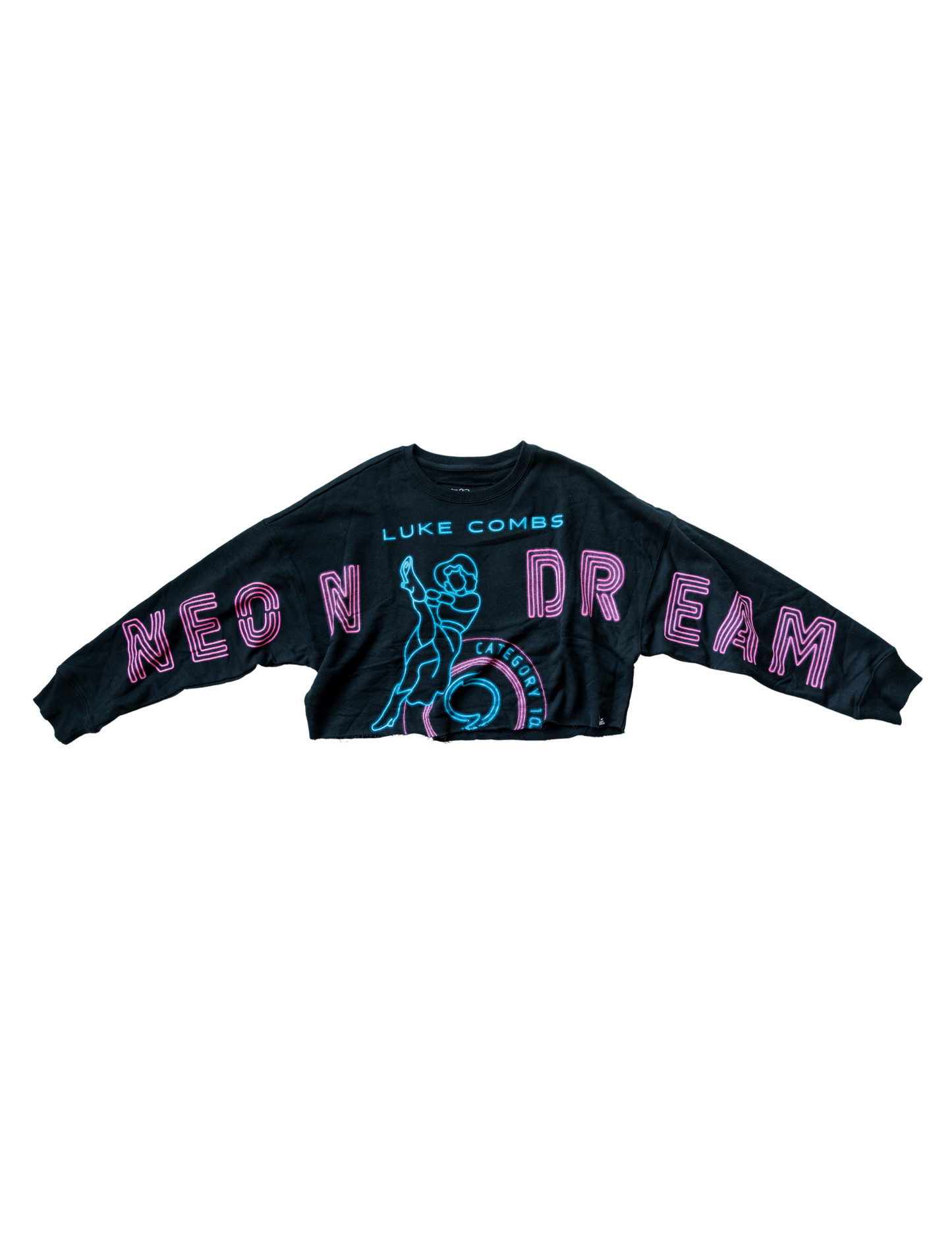 Category 10 Women’s Neon Dreams Long-Sleeve Crop - FLEECE