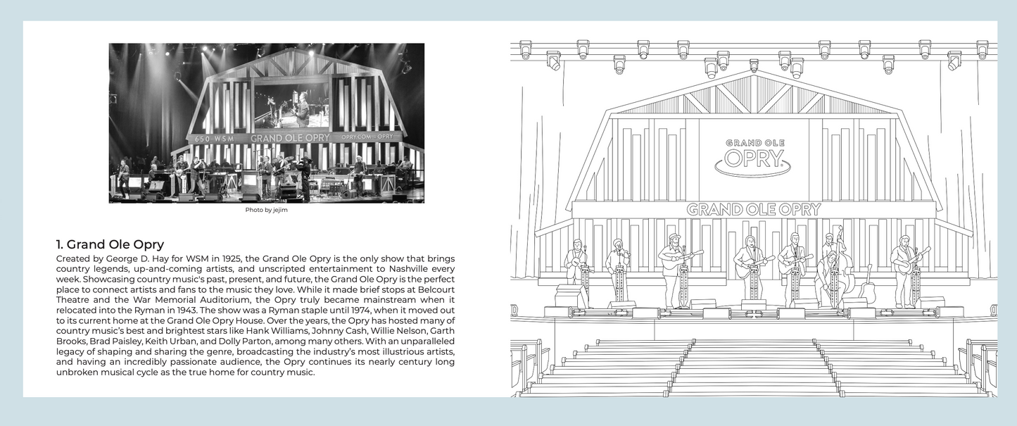 Color Nashville Coloring Book - KIDS TOYS