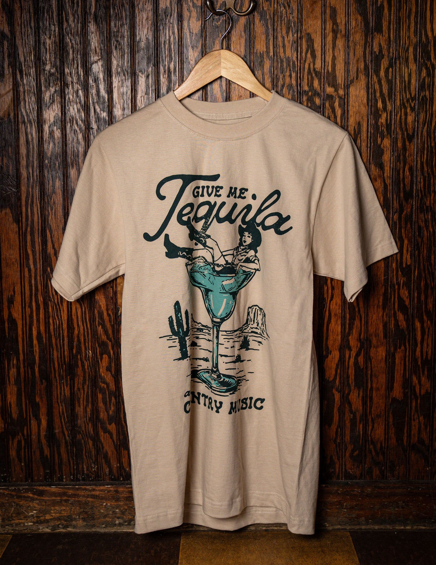 Cowboys + Cocktails Cowgirl on the Rocks T-Shirt - CREWS