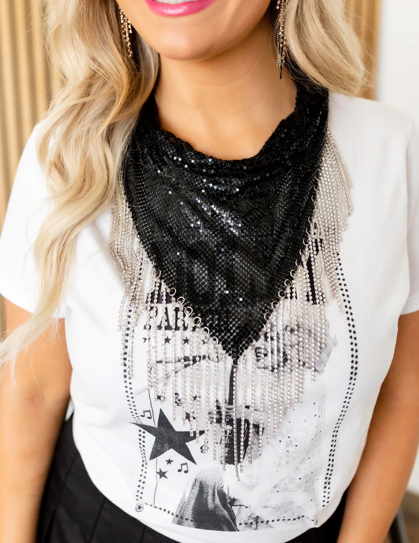 Crystal Bandana Scarf - BANDANA