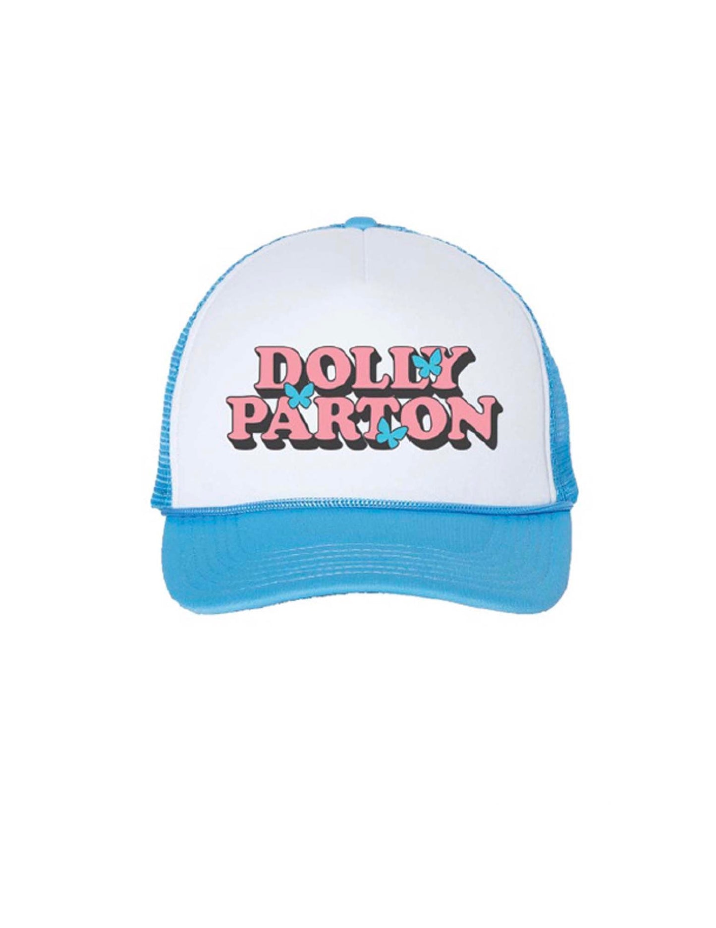 Dolly Parton Blue Foam Trucker Hat - HATS