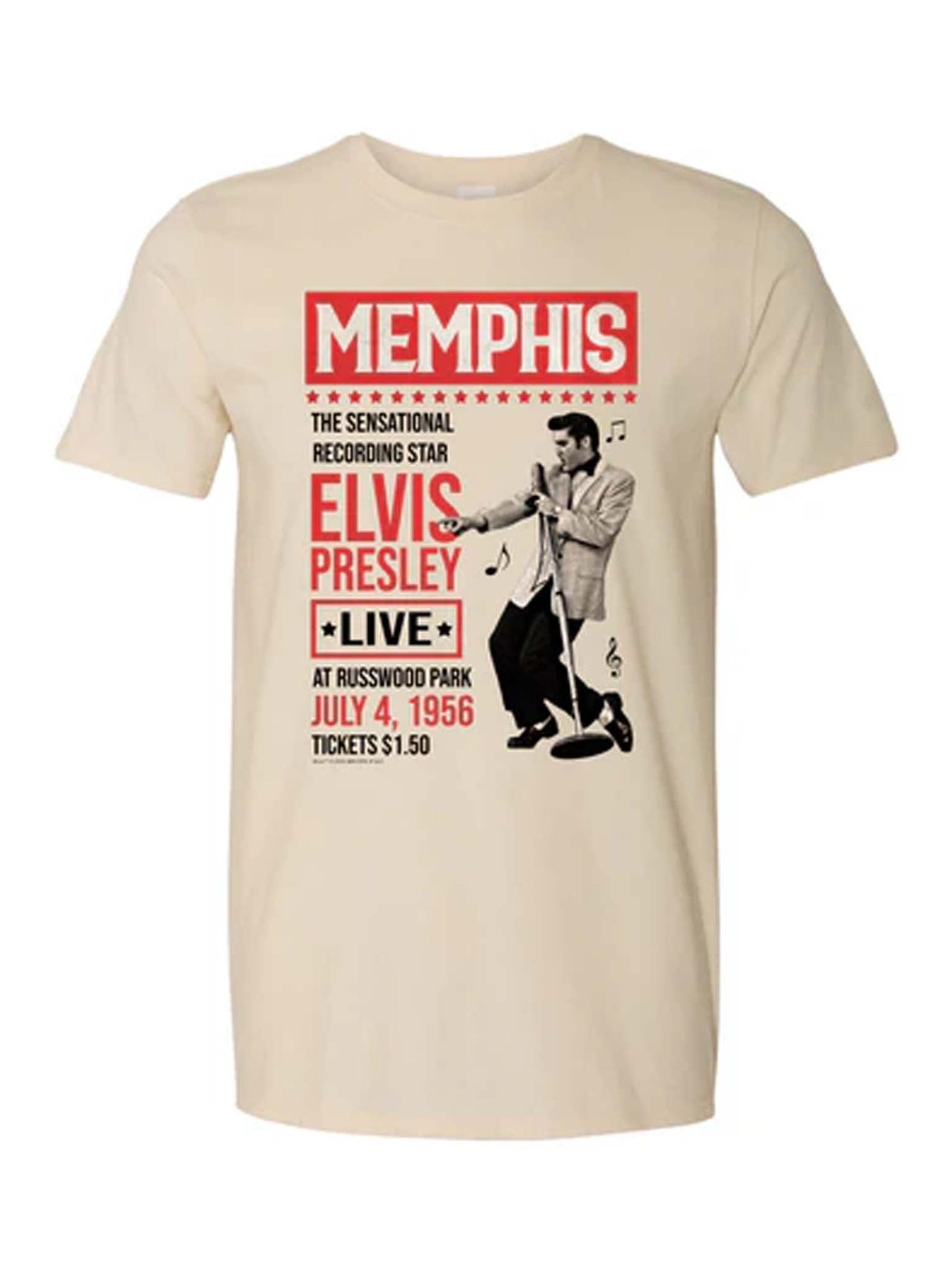 Elvis Memphis Poster T-Shirt - S/S