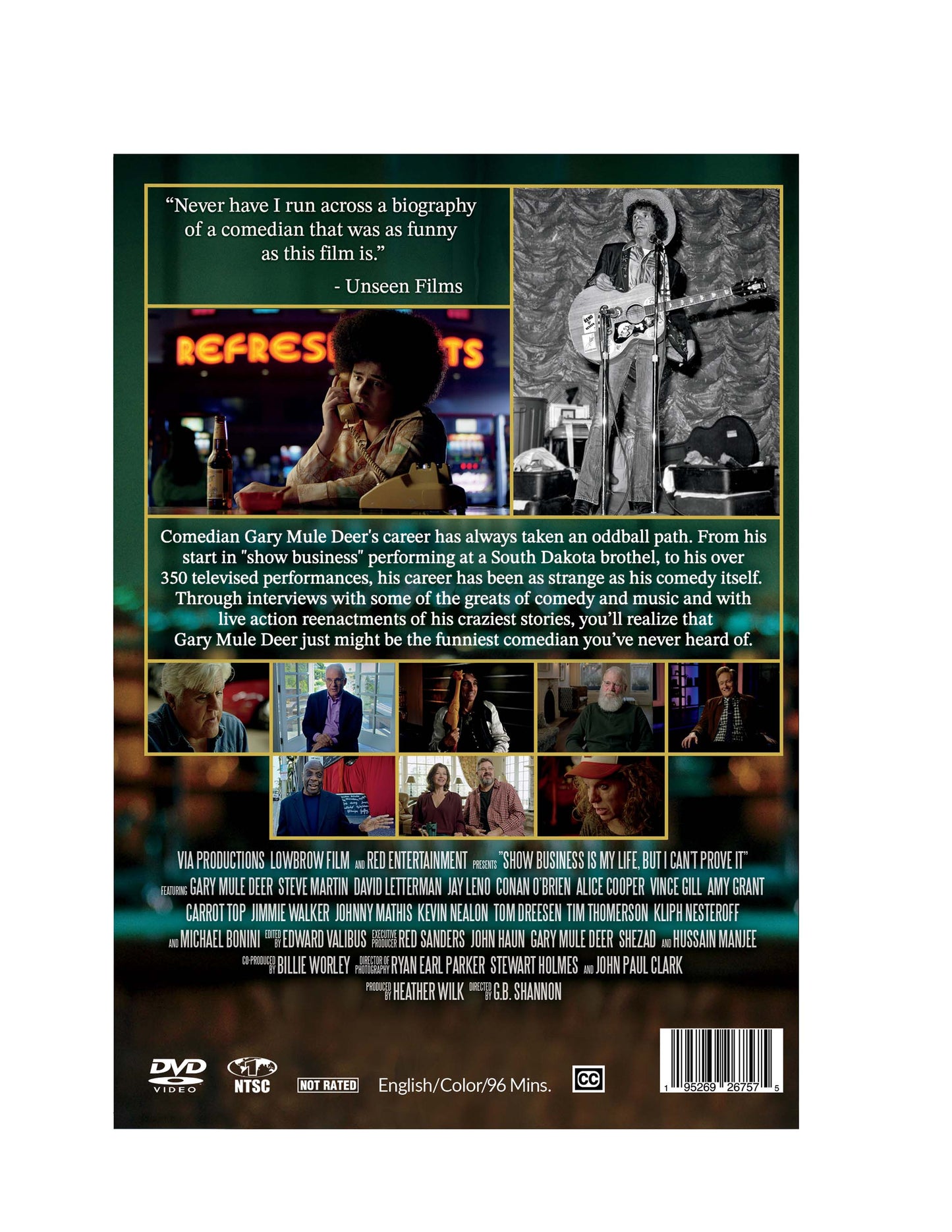 Gary Mule Deer: Show Business Is My Life But I Can’t Prove It (DVD) - A-V
