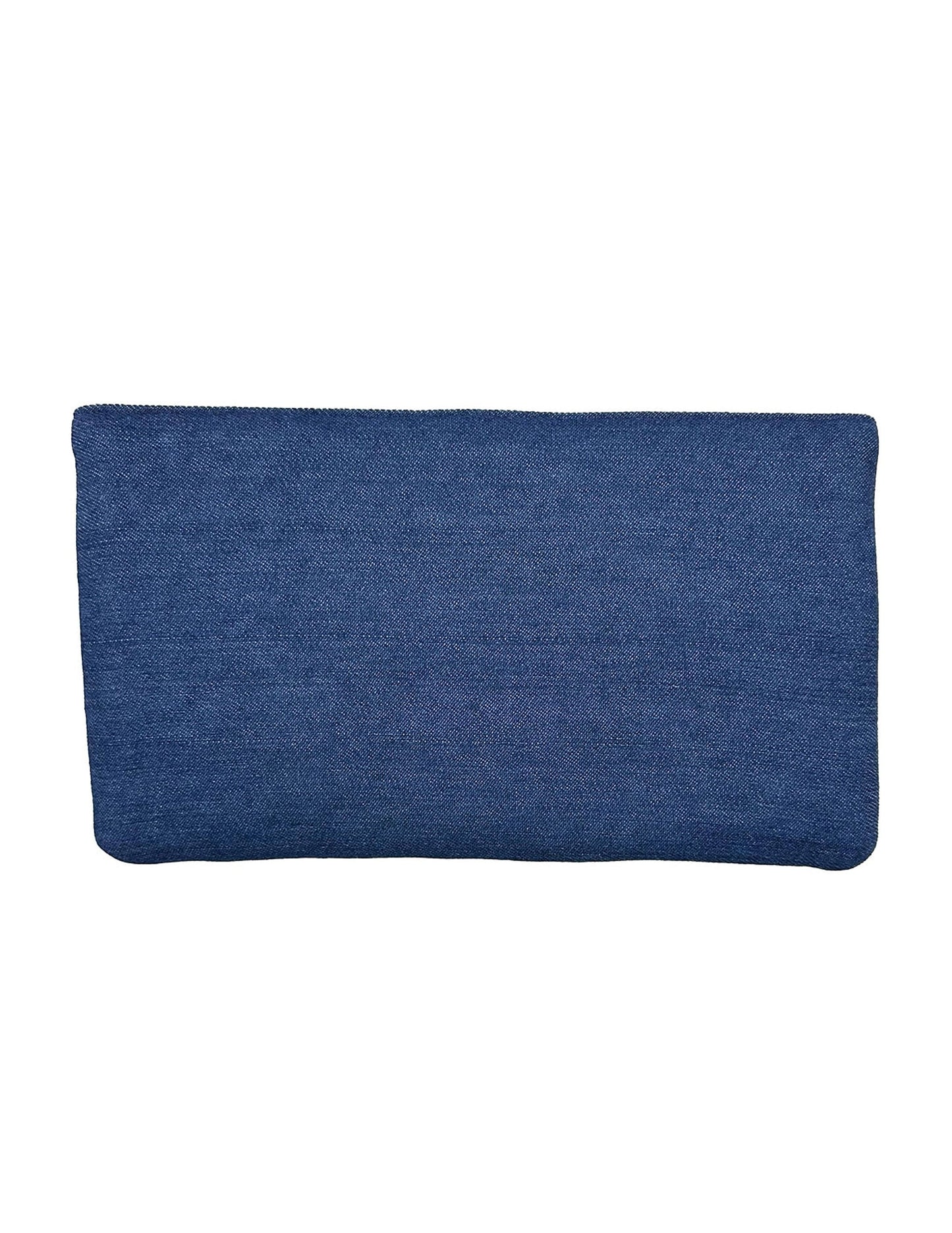 Howdy Denim Beaded Clutch HANDBAGS