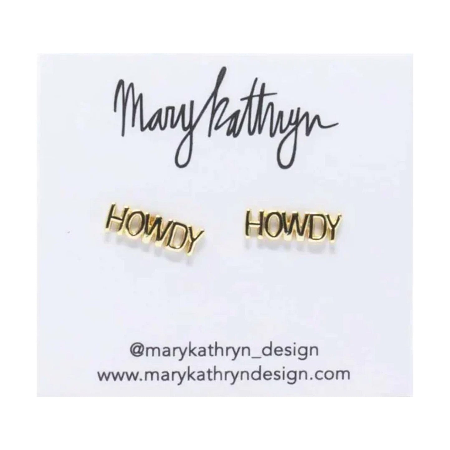 Howdy Stud Earrings - JEWELRY