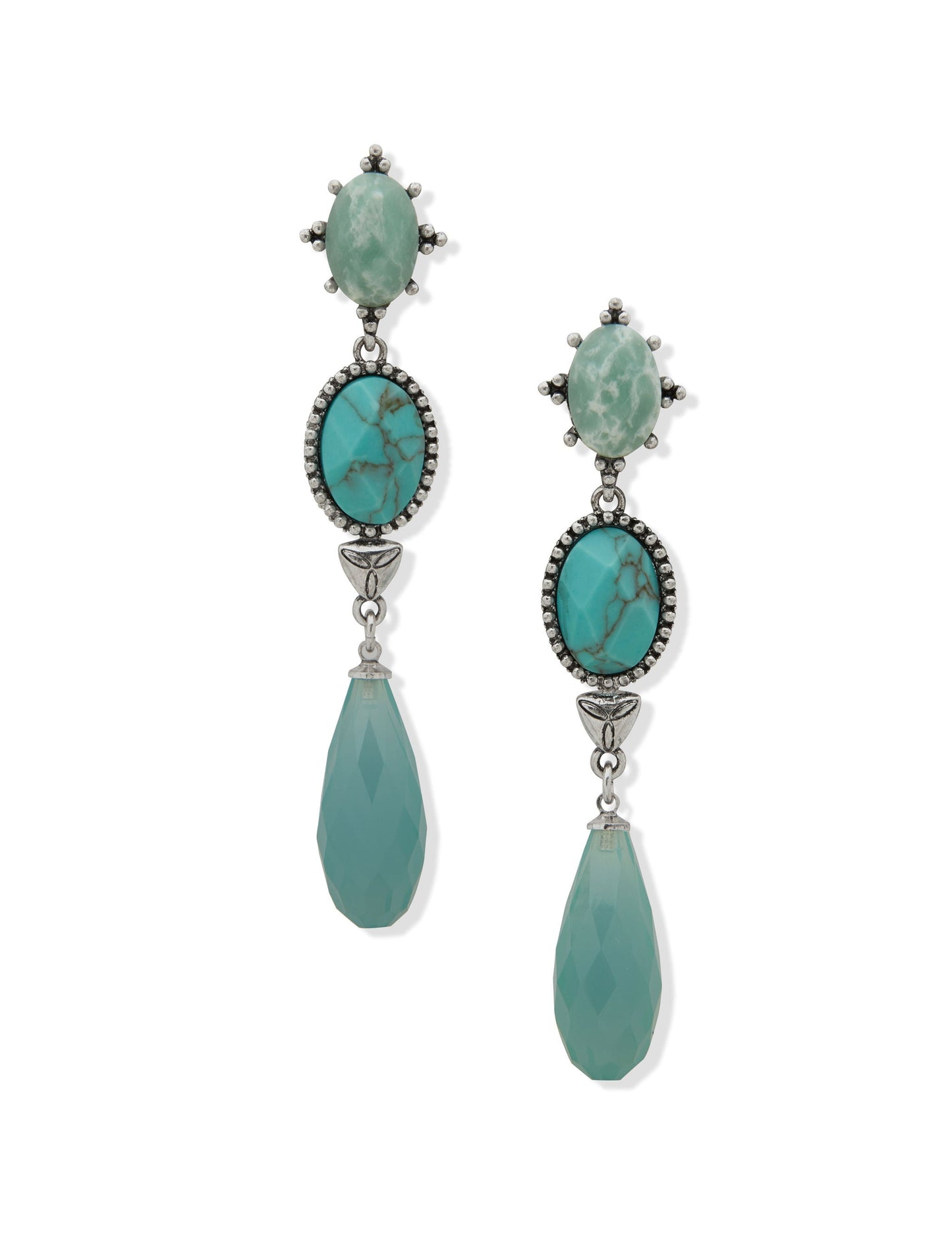 Lainey Wilson Blue Moonshine Post Stone Earrings Turquoise - JEWELRY