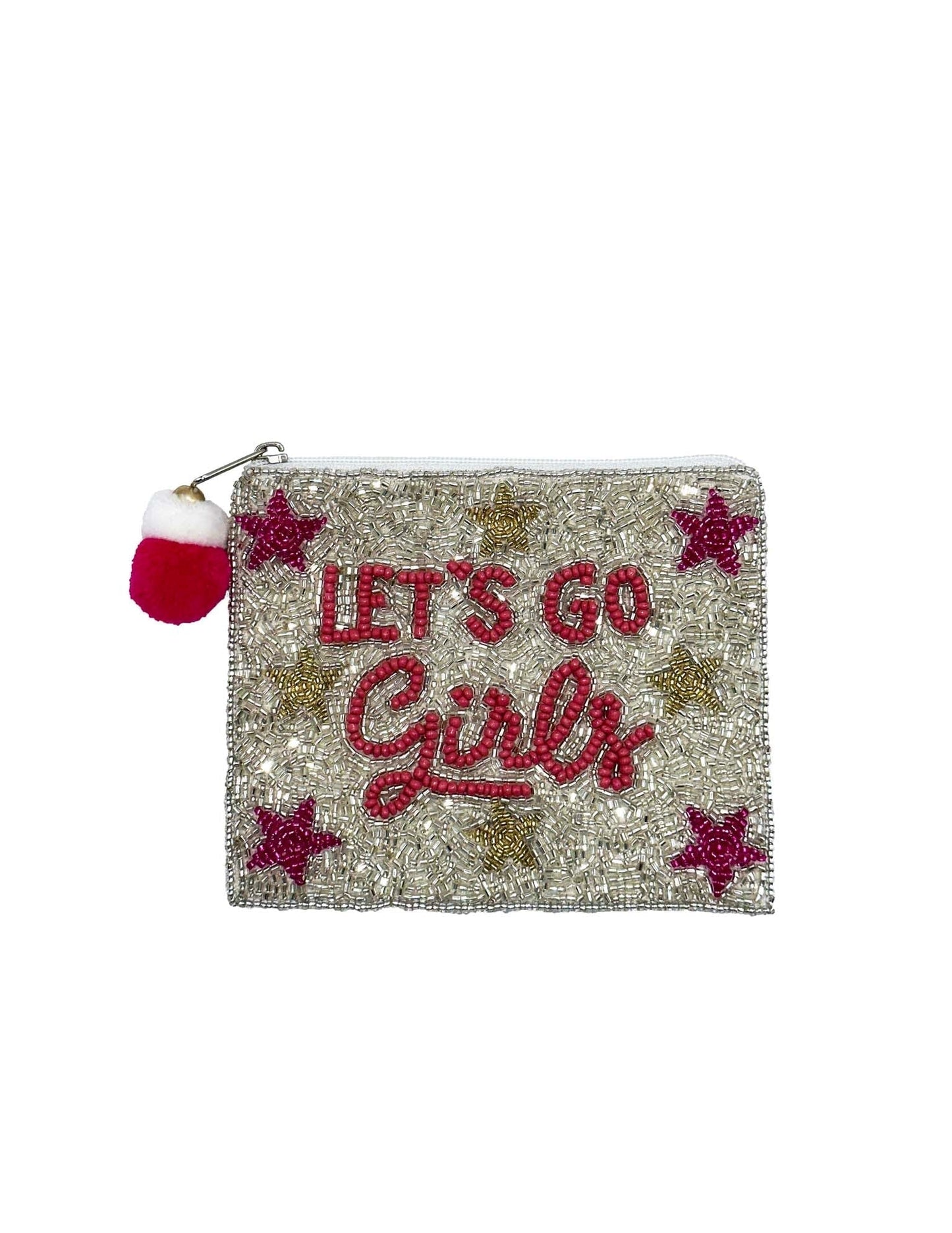 Letās Go Girls Beaded Coin Pouch - BAGS