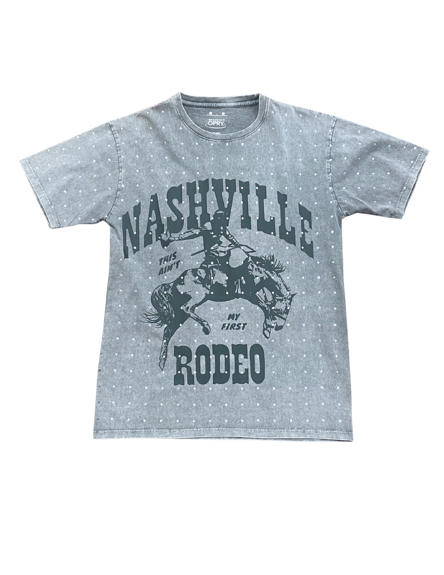 Nashville Rhinestone Rodeo Boyfriend T-Shirt - S/S