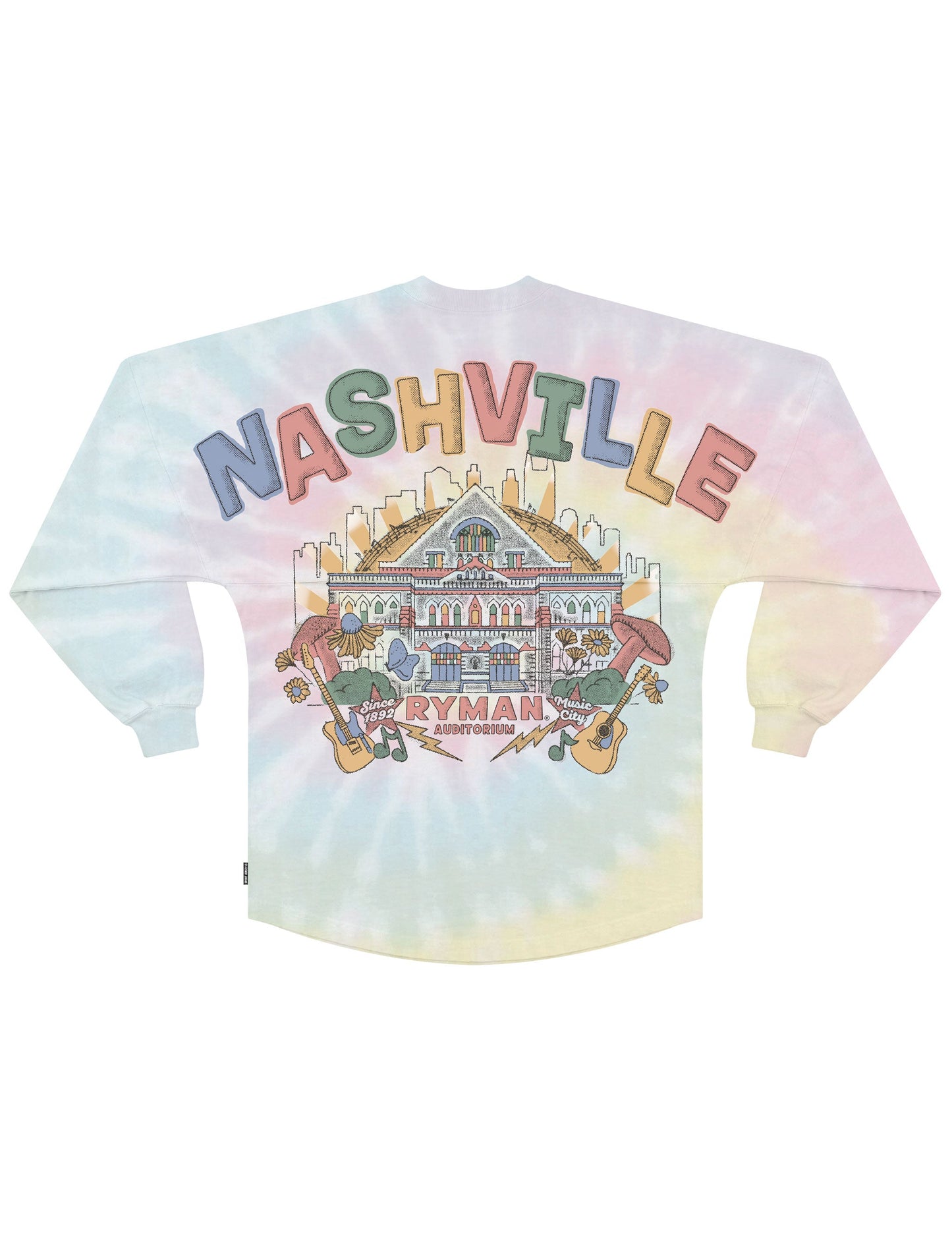 Nashville Ryman Tie Dye Spirit Jersey - L/S