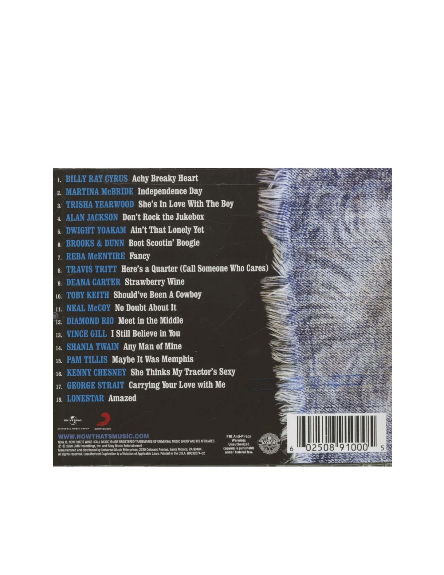 NOW Country Classics 1990s (CD) - A-V