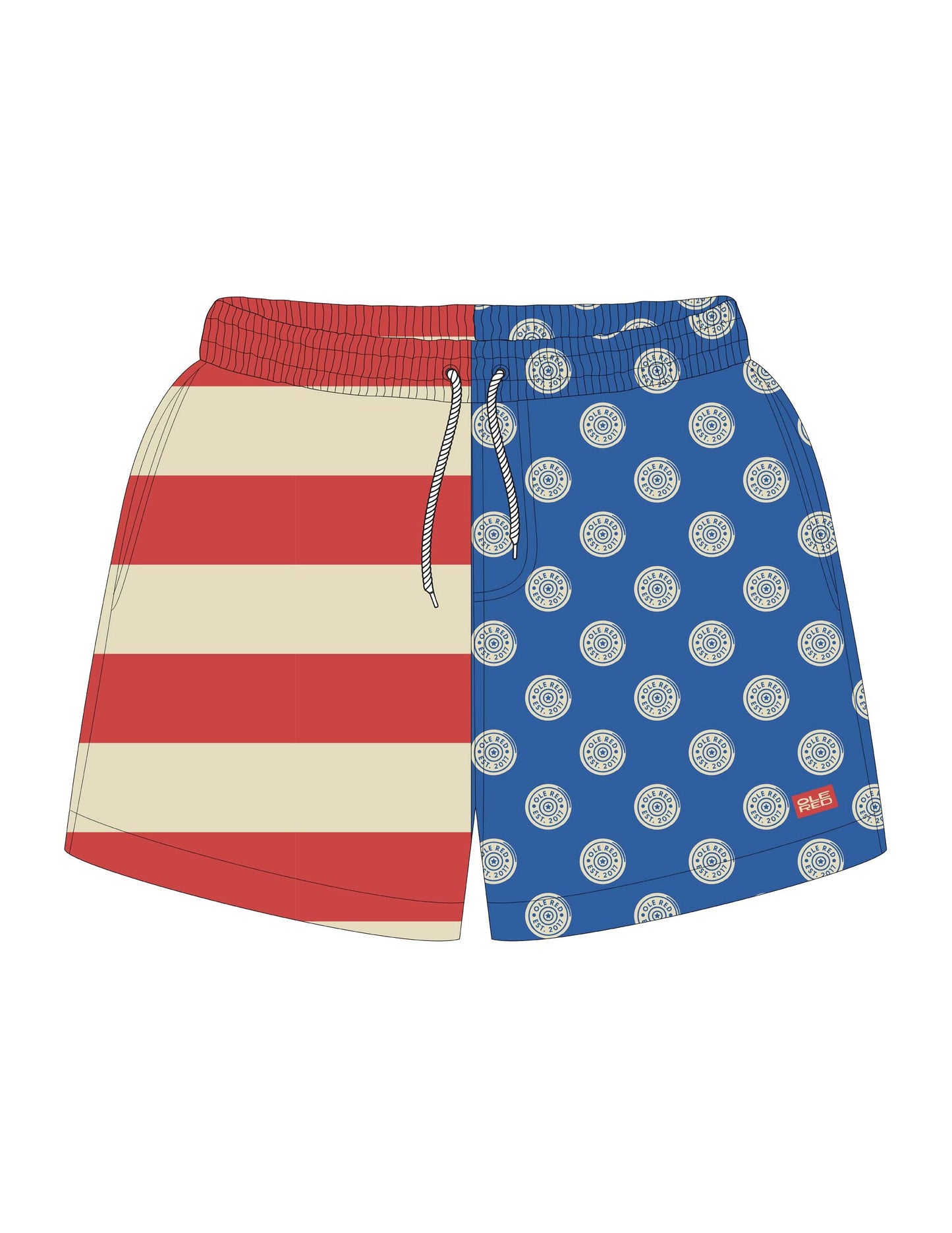 Ole Red Americana Board Shorts - BOTTOMS