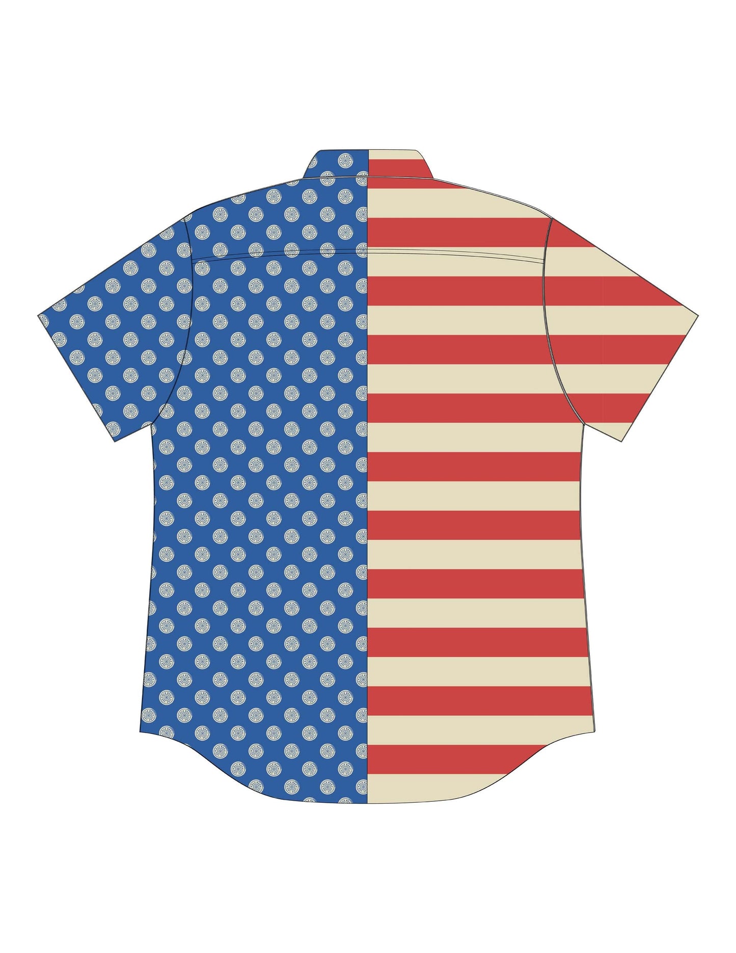 Ole Red Americana Button-Down Shirt - S/S