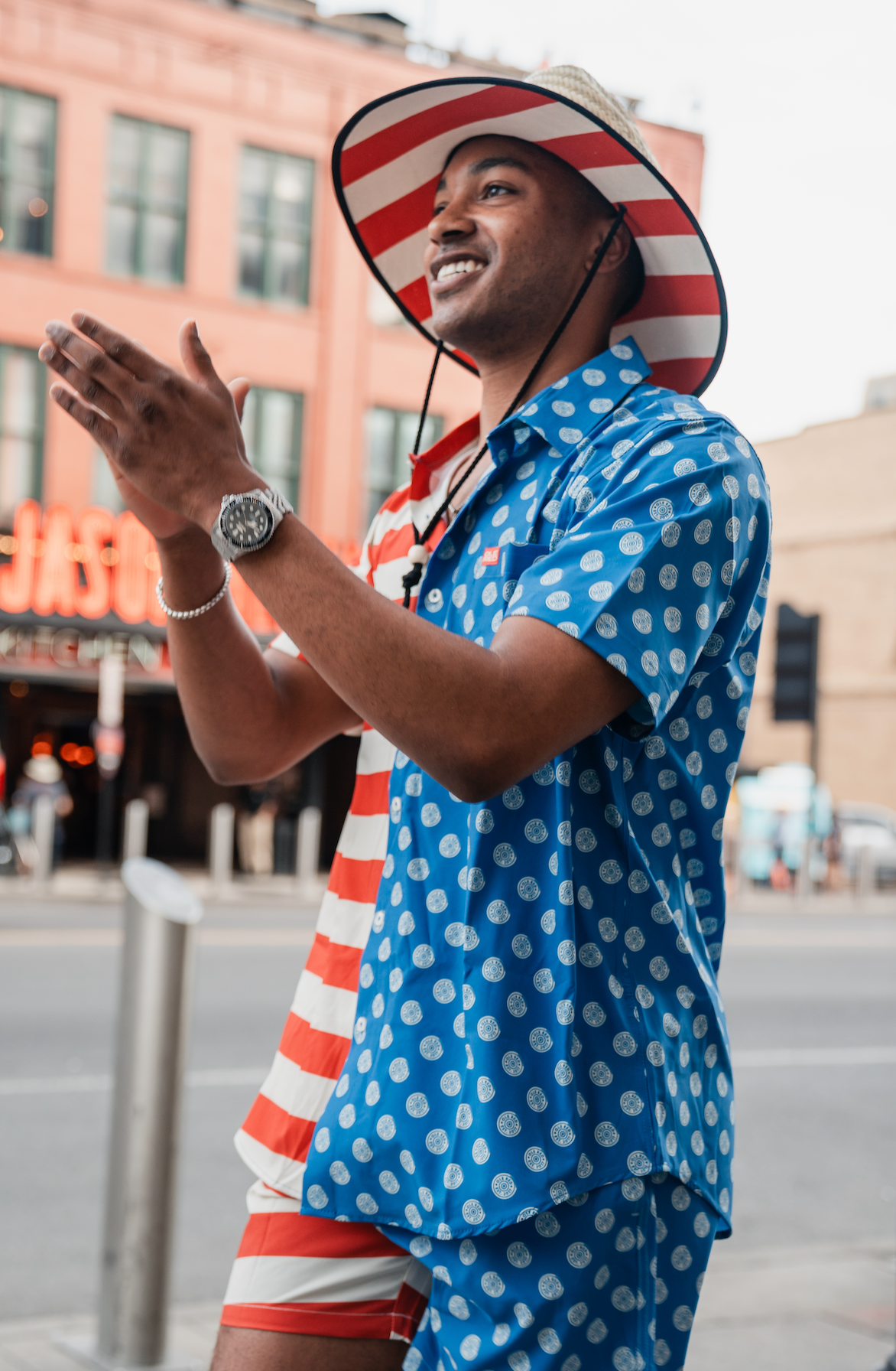 Ole Red Americana Button-Down Shirt - S/S
