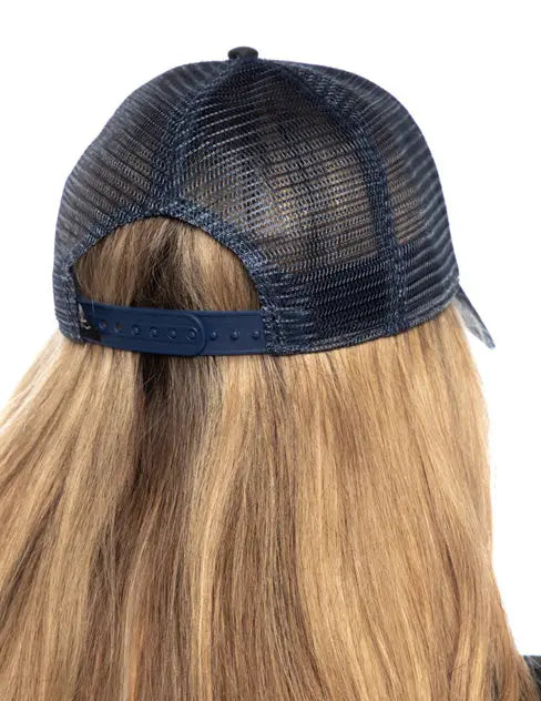 Ole Red Blue Camo Mesh Hat - HATS