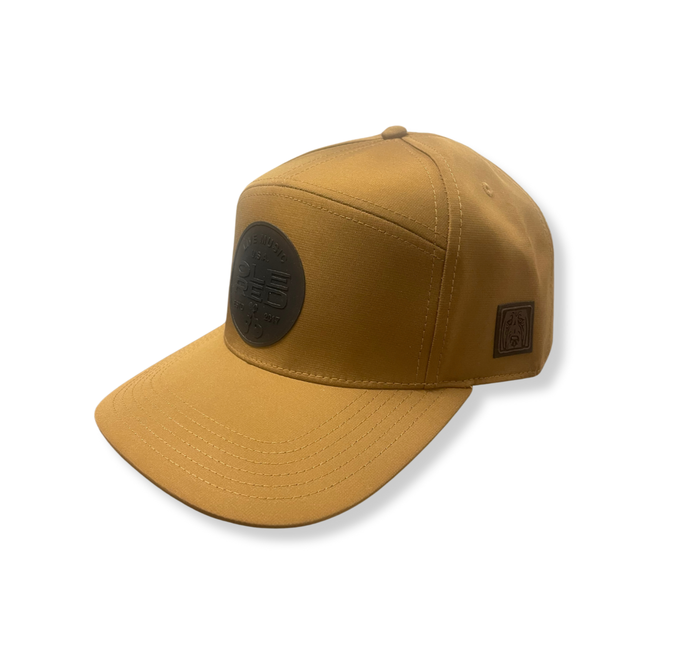 Ole Red Crossed Guitar Silicone Patch Hat - HATS
