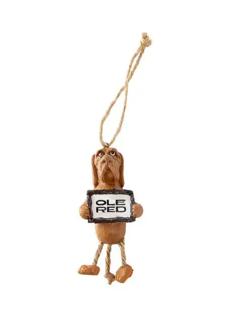 Ole Red Dangle Leg Ornament Default Title