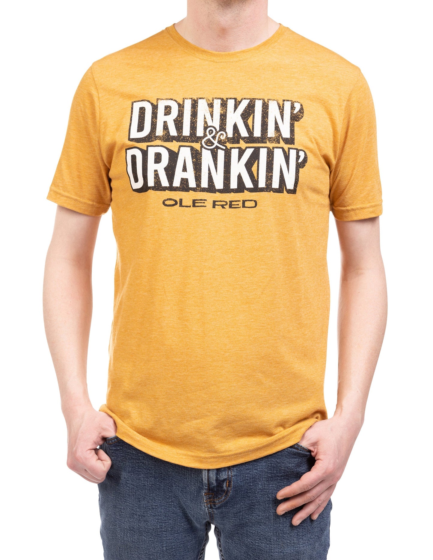 Ole Red Drinkin’ & Drankin’ T-Shirt - GOLD / SM - S/S