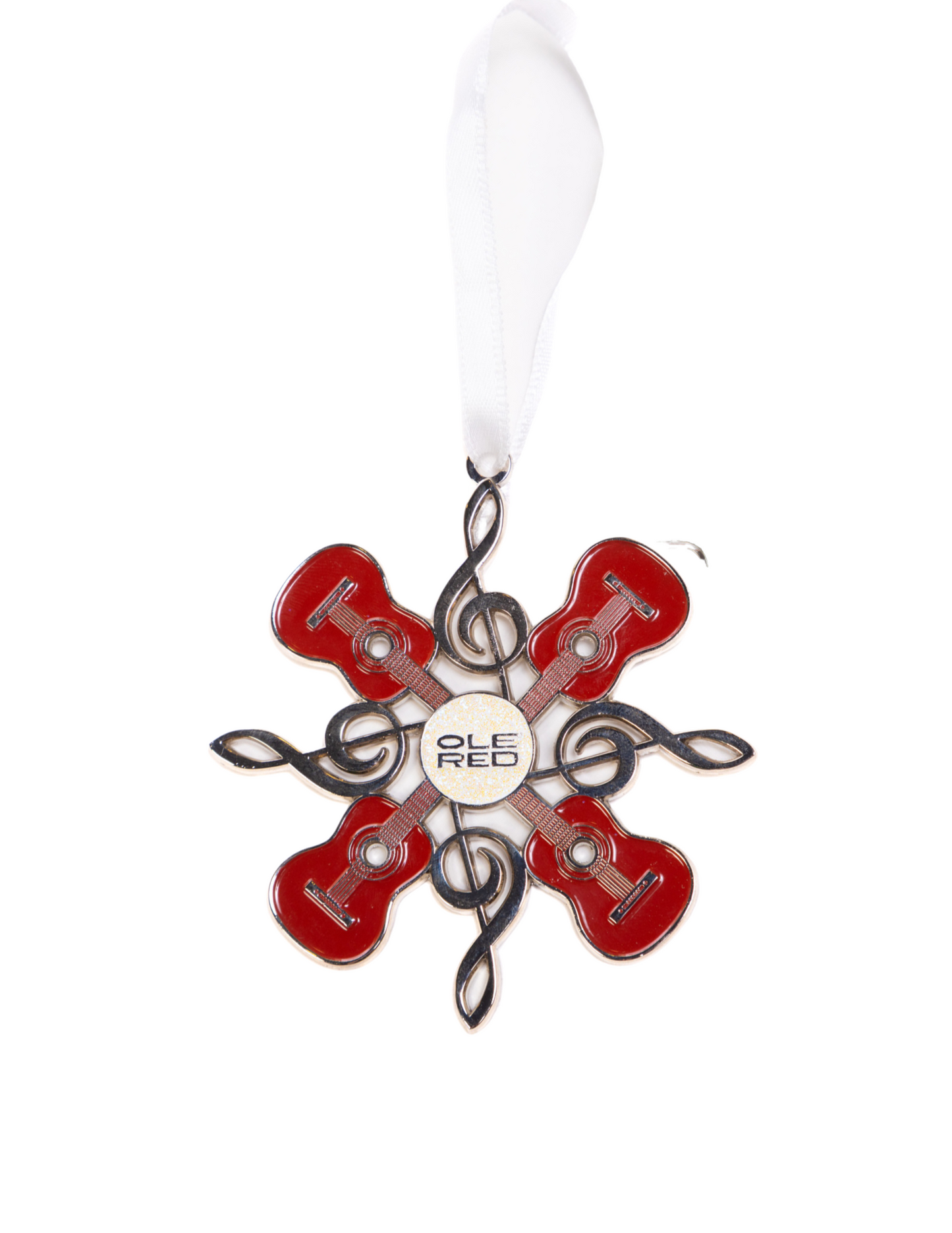 Ole Red Guitar Snowflake Ornament - ORNAMENTS