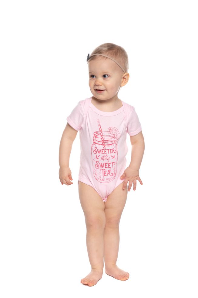 Ole Red Infant Sweeter Than Sweet Tee Onesie - PINK / 6M - KIDS APPAREL