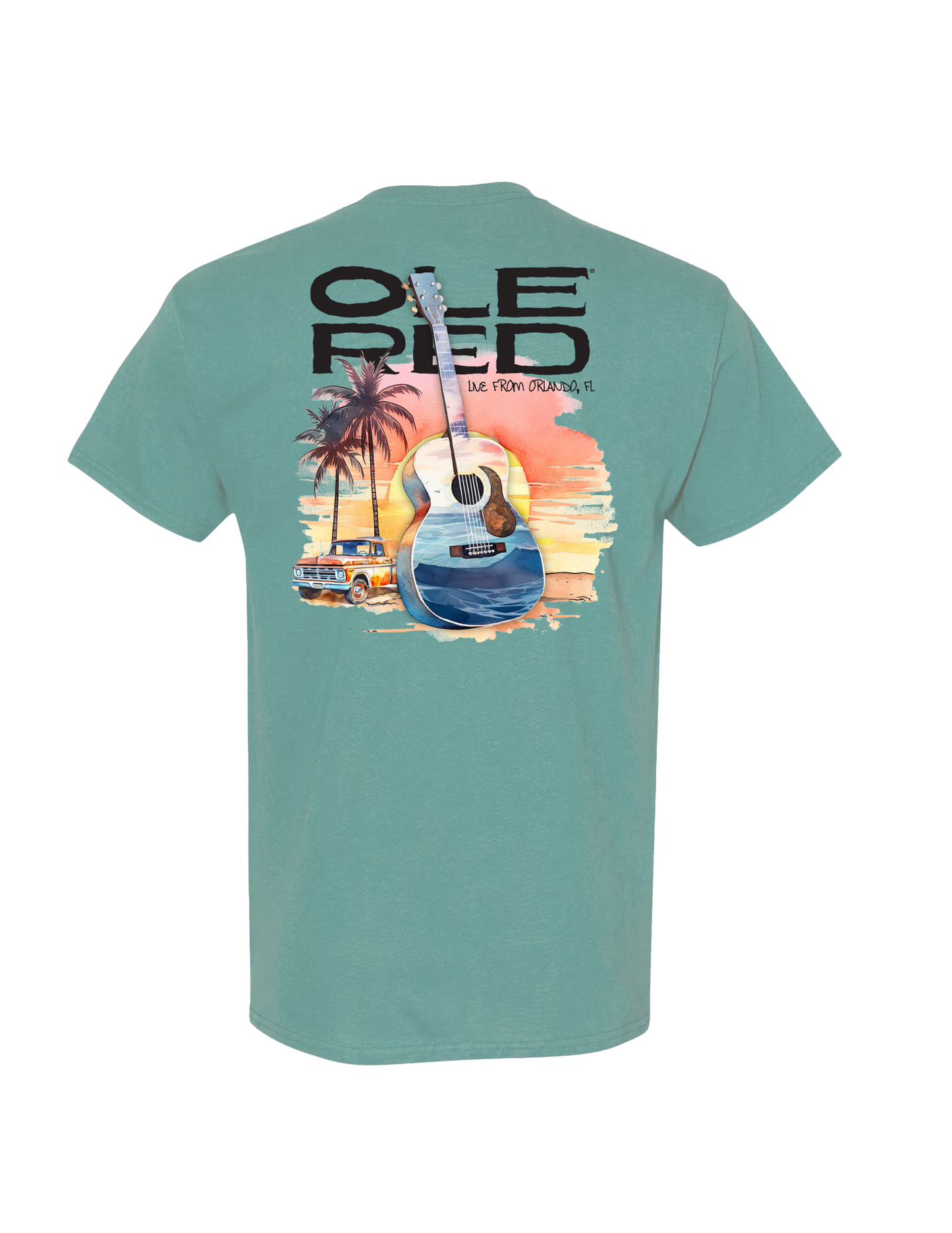 Ole Red Orlando Sunset Guitar T-Shirt - S/S