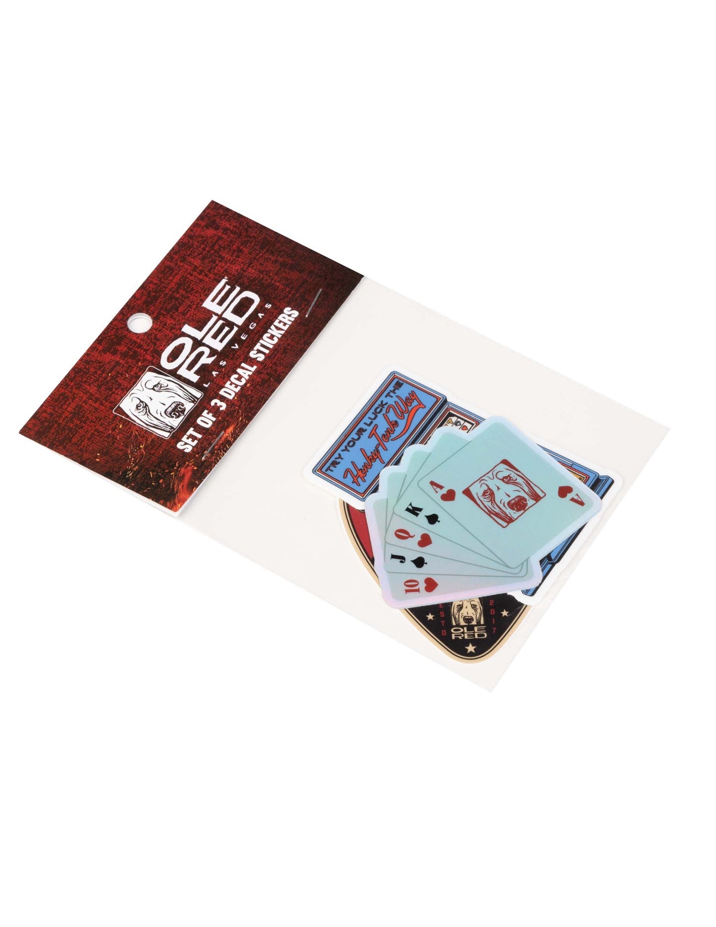 Ole Red Vegas 3-Pack Decal Set - SOUVENIRS