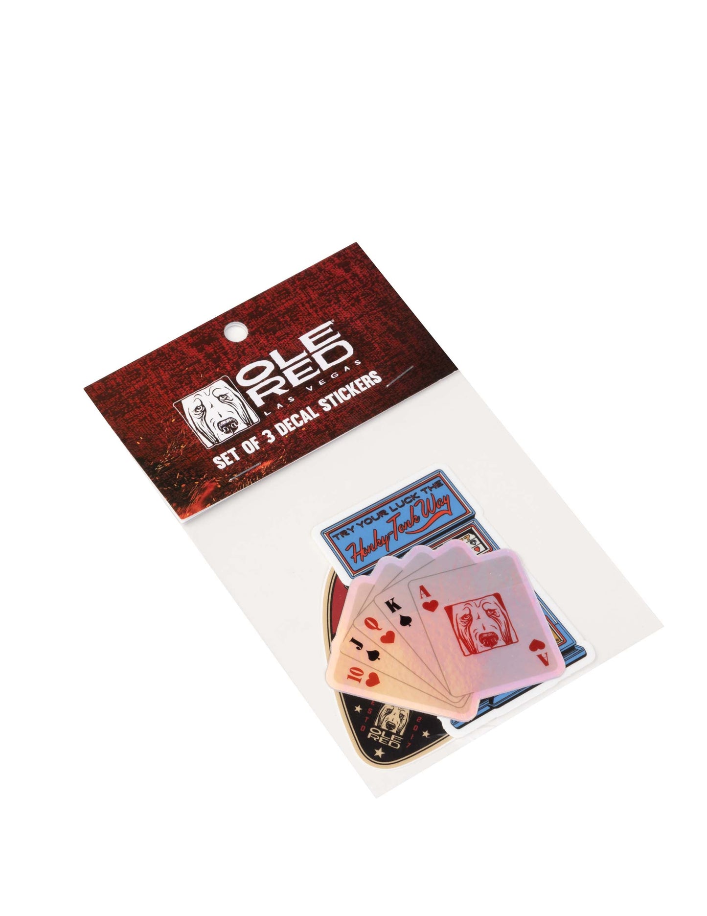 Ole Red Vegas 3-Pack Decal Set - SOUVENIRS