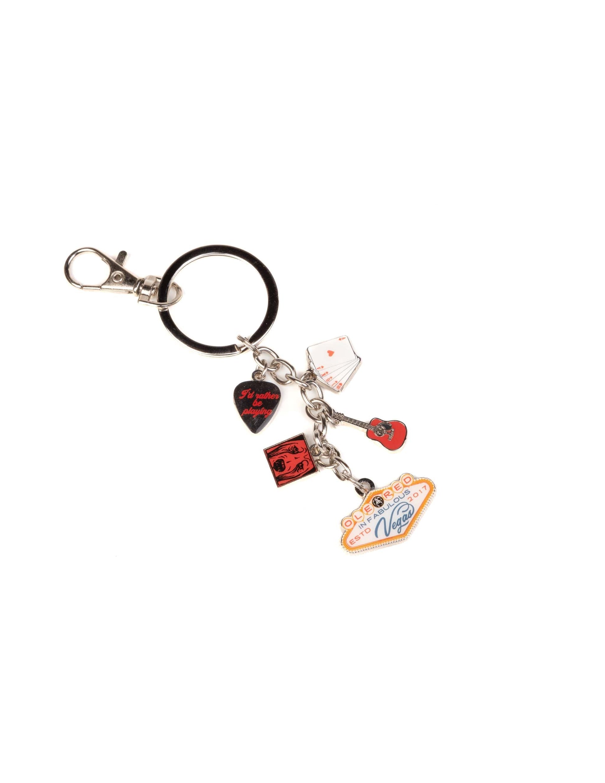 Ole Red Vegas 5 Charm Keychain - SOUVENIRS