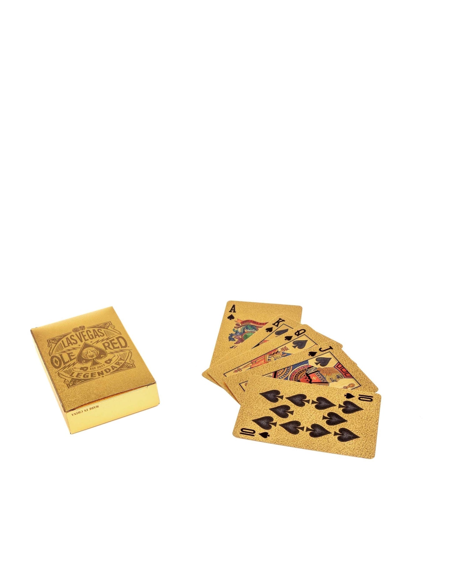 Ole Red Vegas Gold Playing Cards - KIDS TOYS