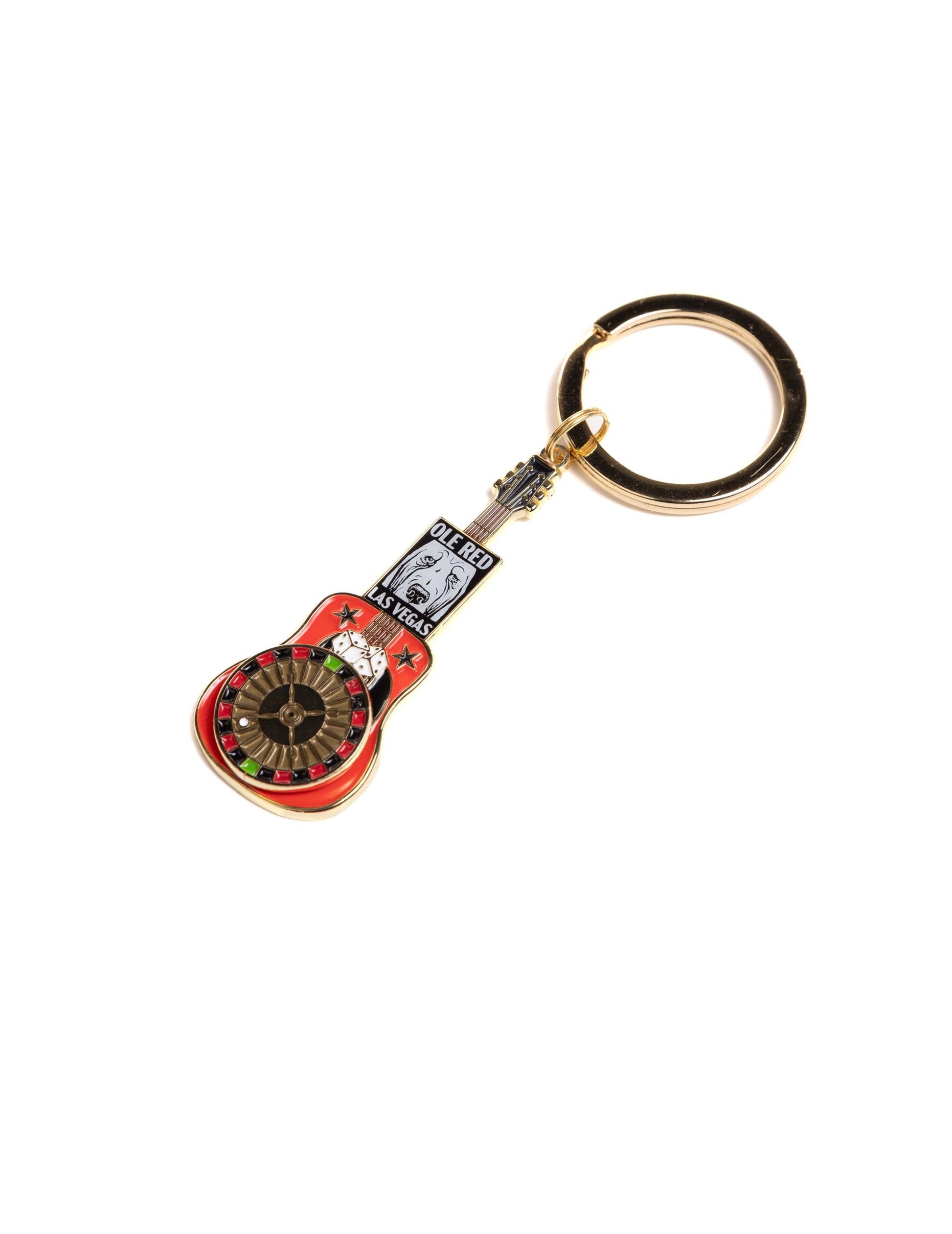 Ole Red Vegas Roulette Spinner Key Chain - SOUVENIRS