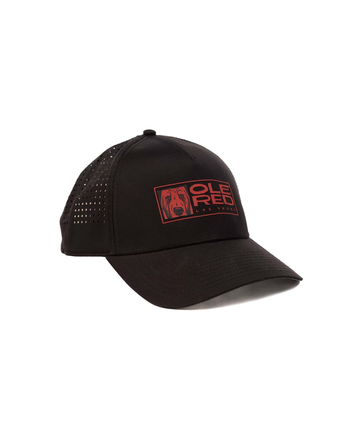 Ole Red Vegas Sport Logo Black Performance Hat - HATS
