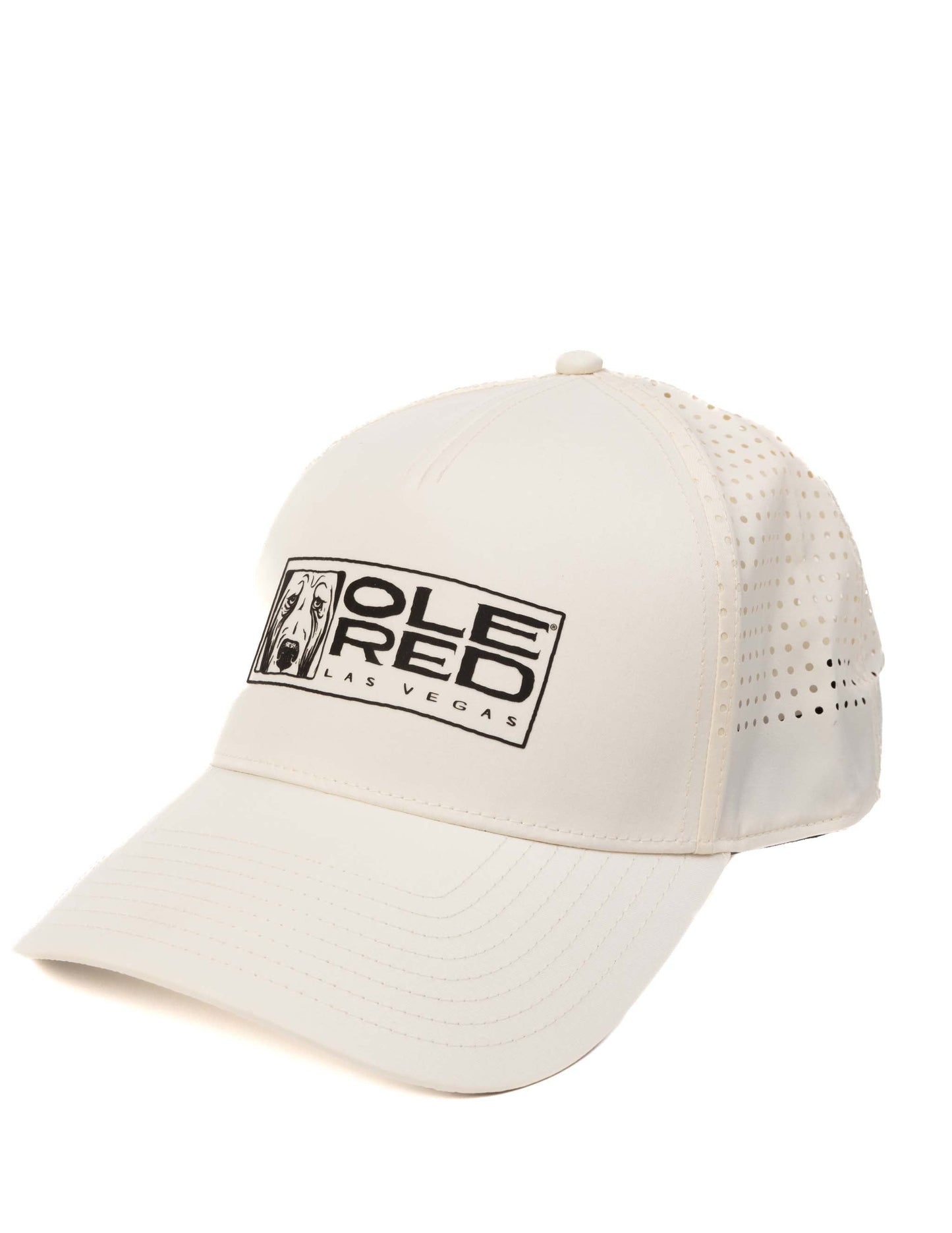 Ole Red Vegas Sport Logo Cream Performance Hat - HATS
